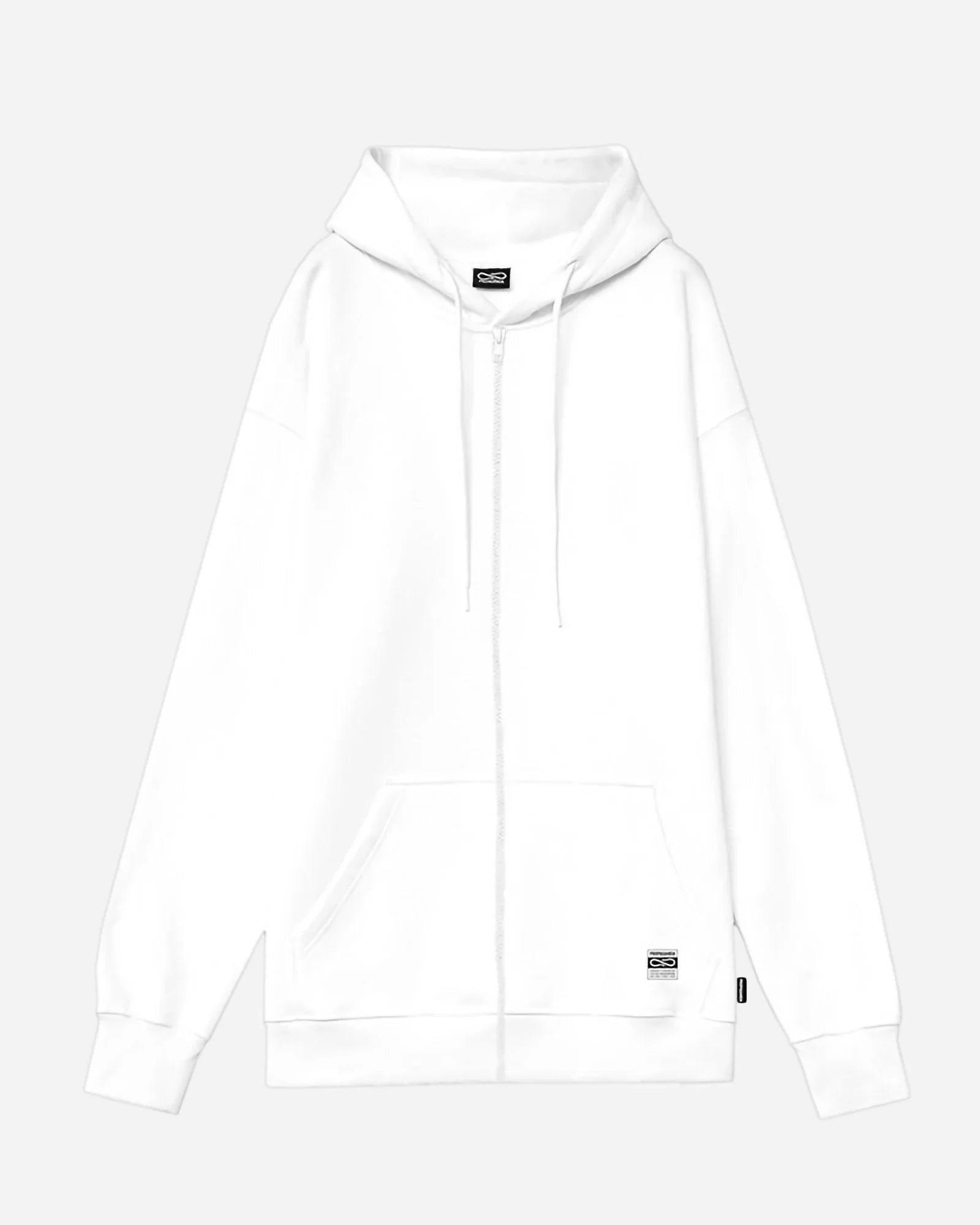 Propaganda Label Classic Camo Zip Hoodie White