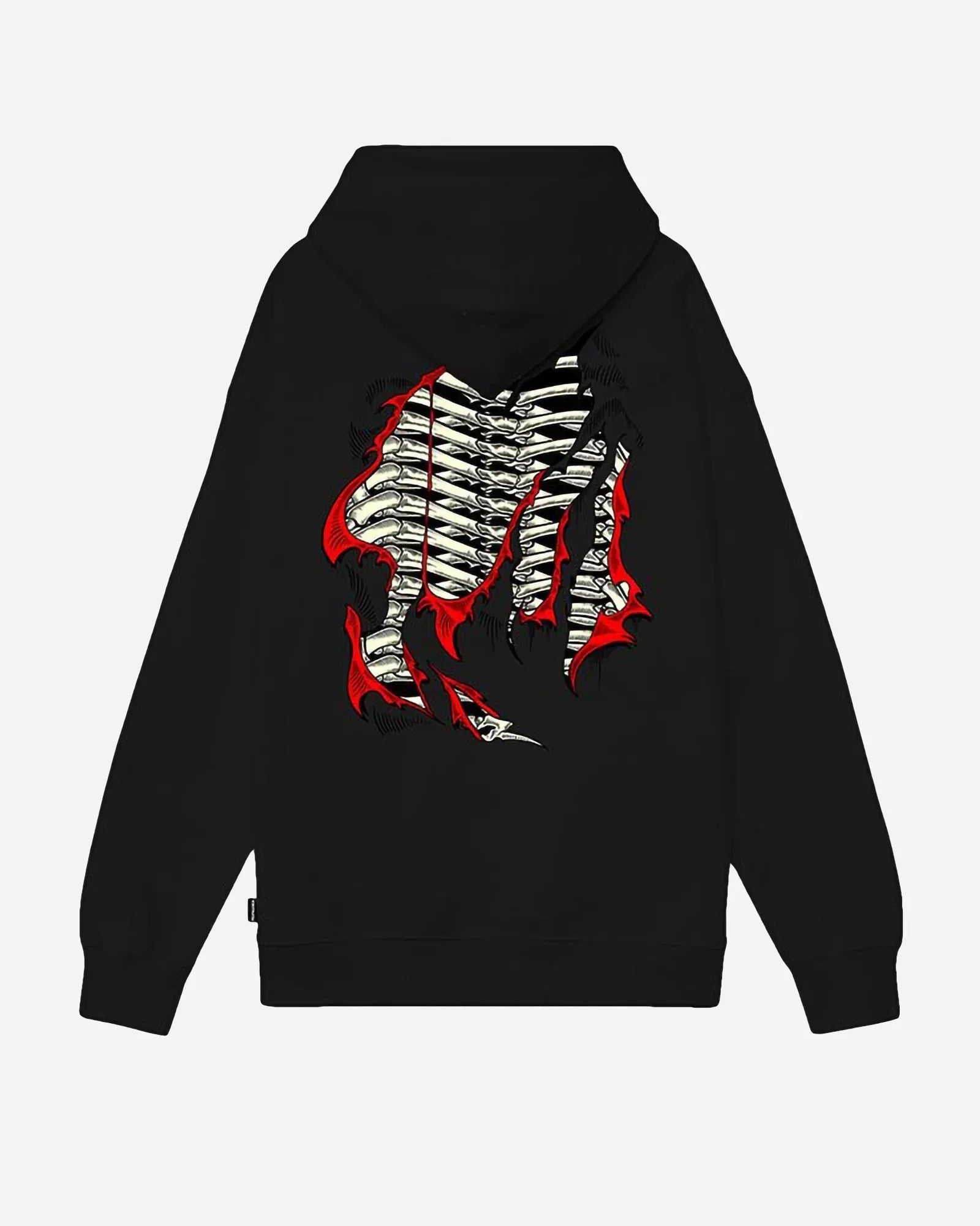 Propaganda Ribs Scrub Hoodie Black