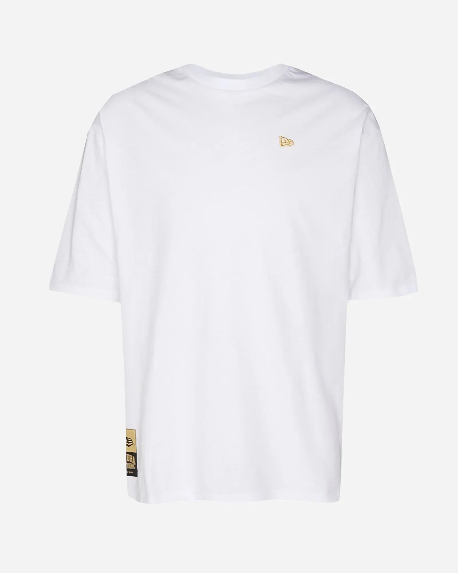 New Era Sticker Oversize Tee White