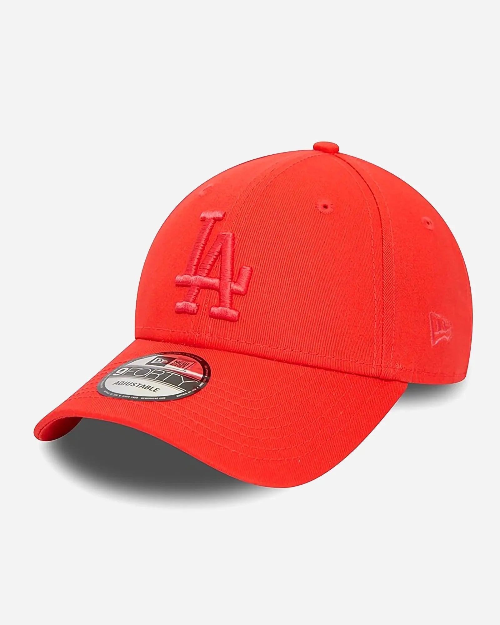 New Era 9forty La Dodgers League Essential Rosso Corallo