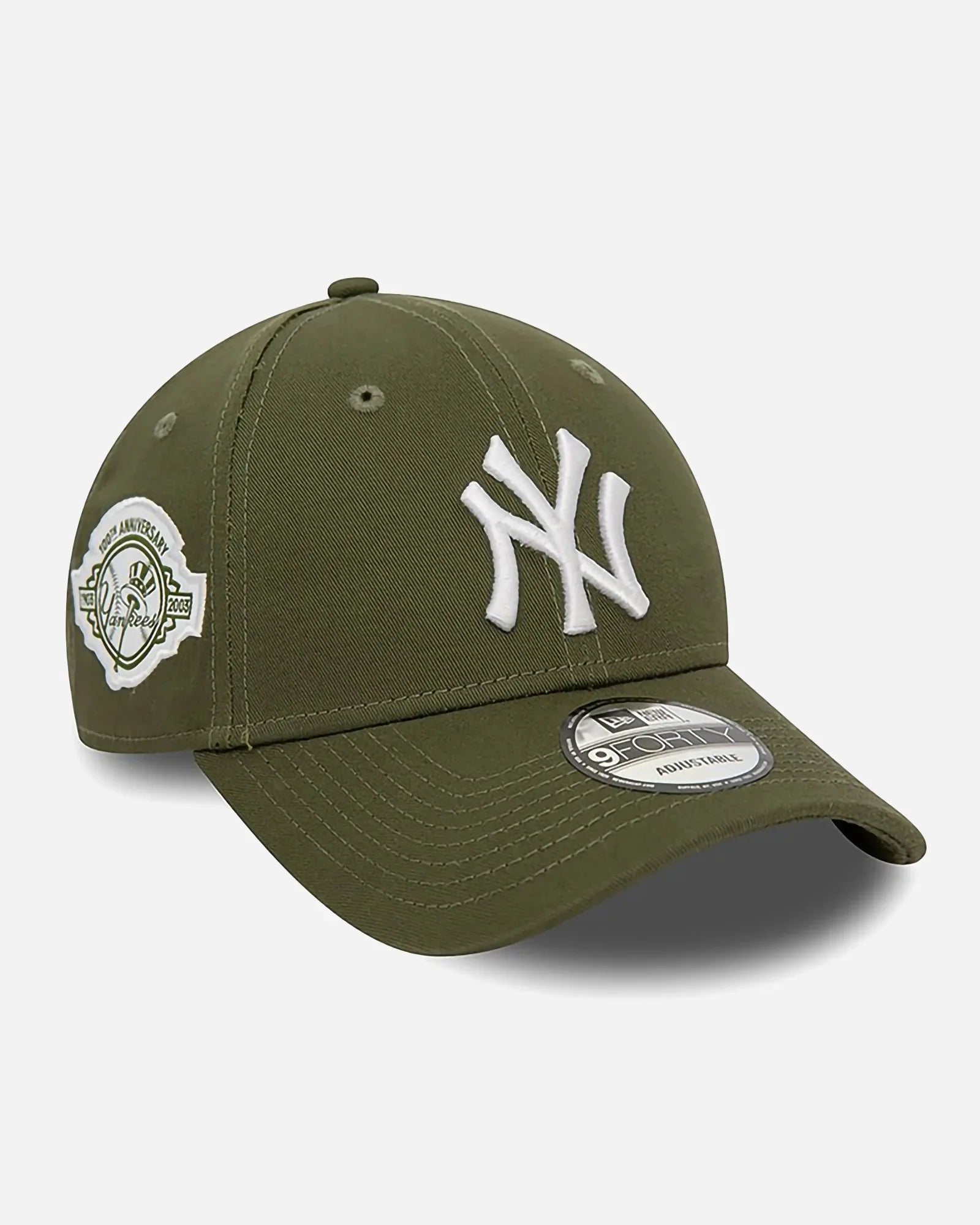 New Era 9forty Side Patch Ny Yankees Olive Green