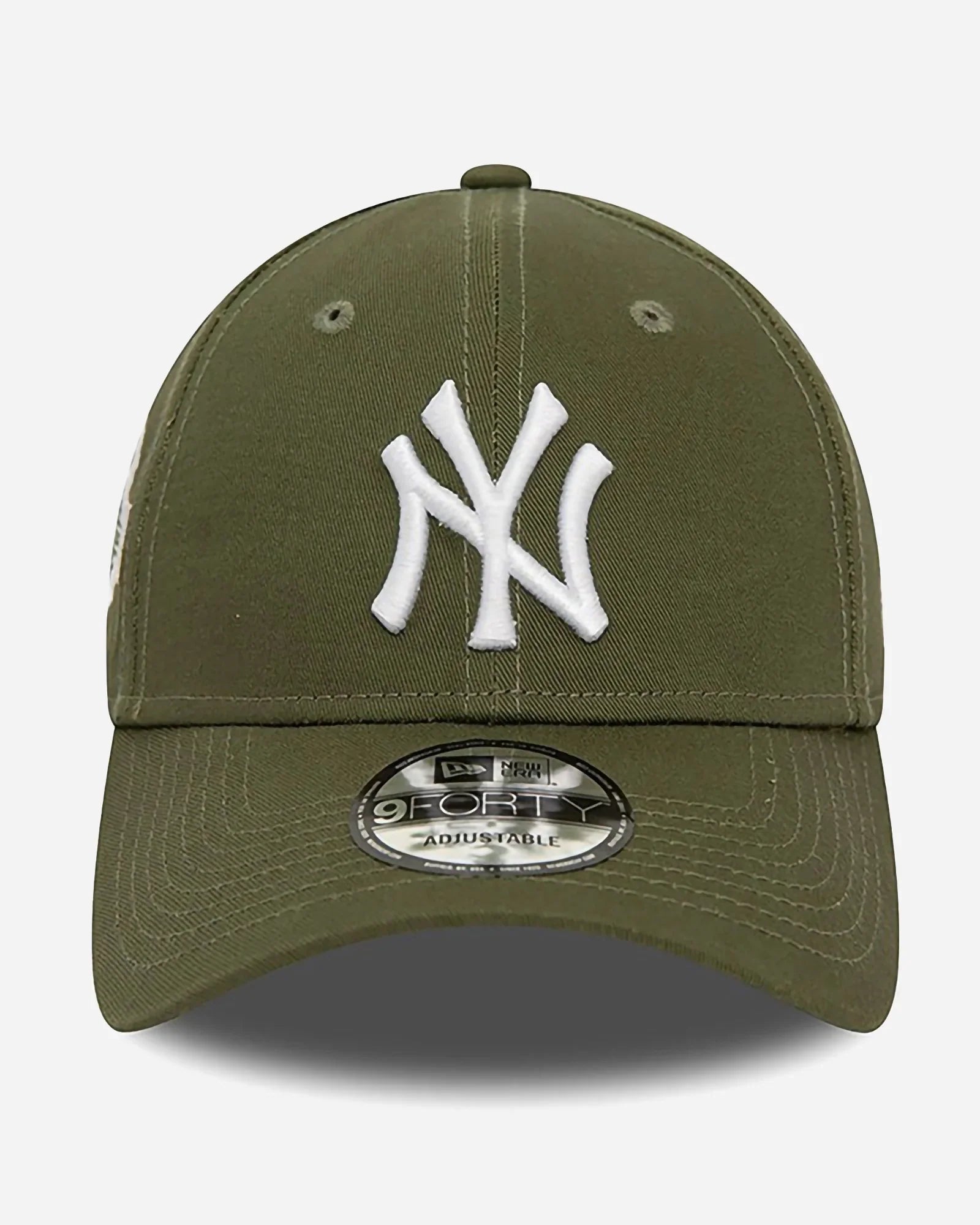 New Era 9forty Side Patch Ny Yankees Olive Green