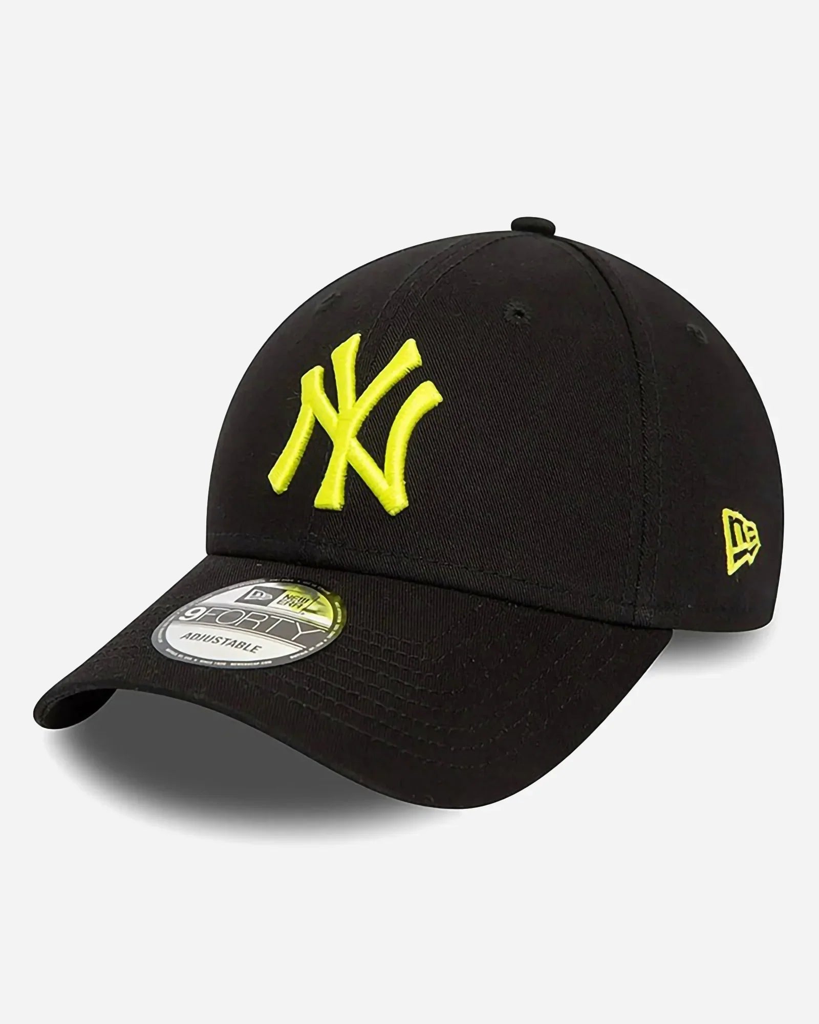 New Era 9forty Ny Yankees League Essential Black / Fluo Yellow