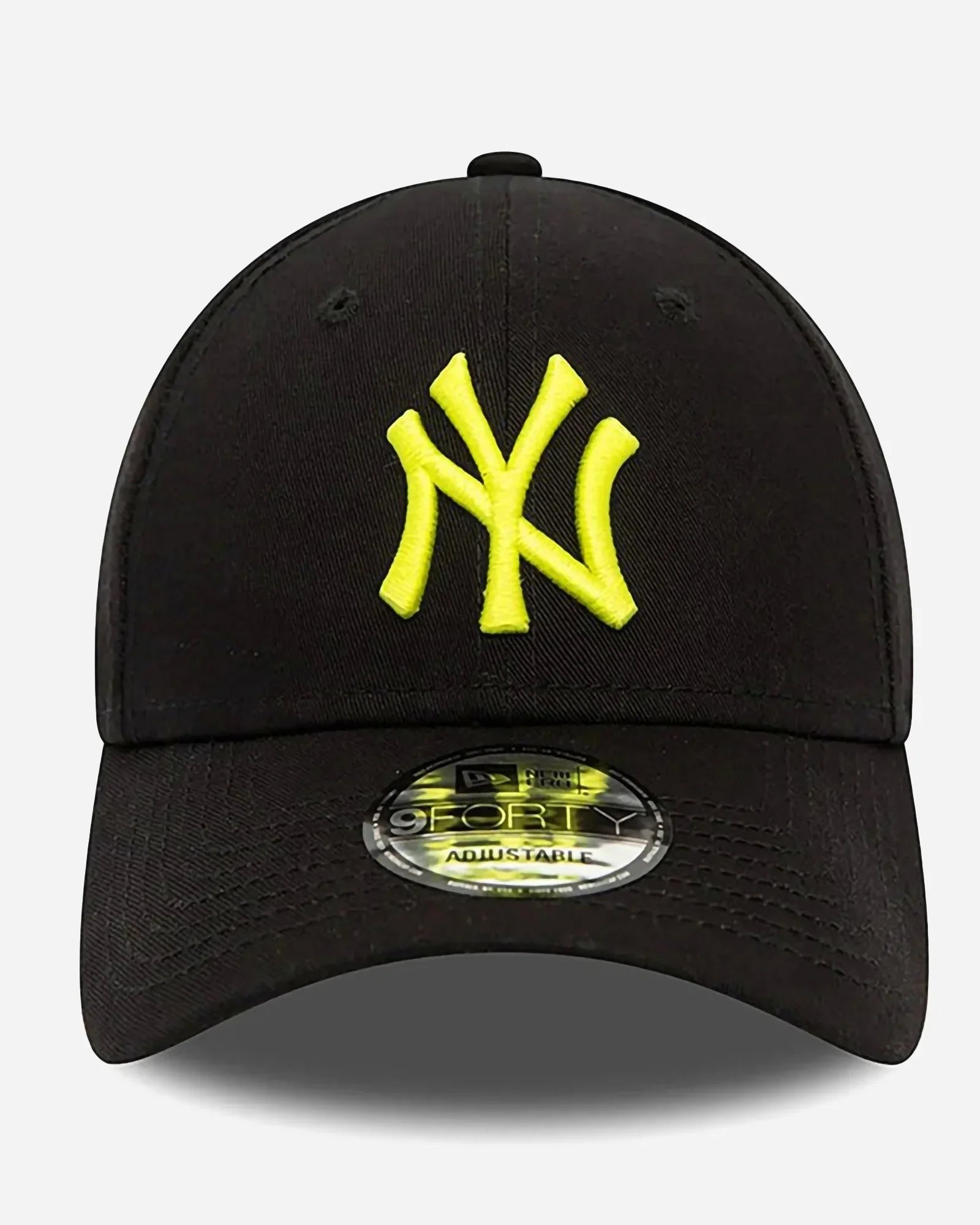 New Era 9forty Ny Yankees League Essential Black / Fluo Yellow