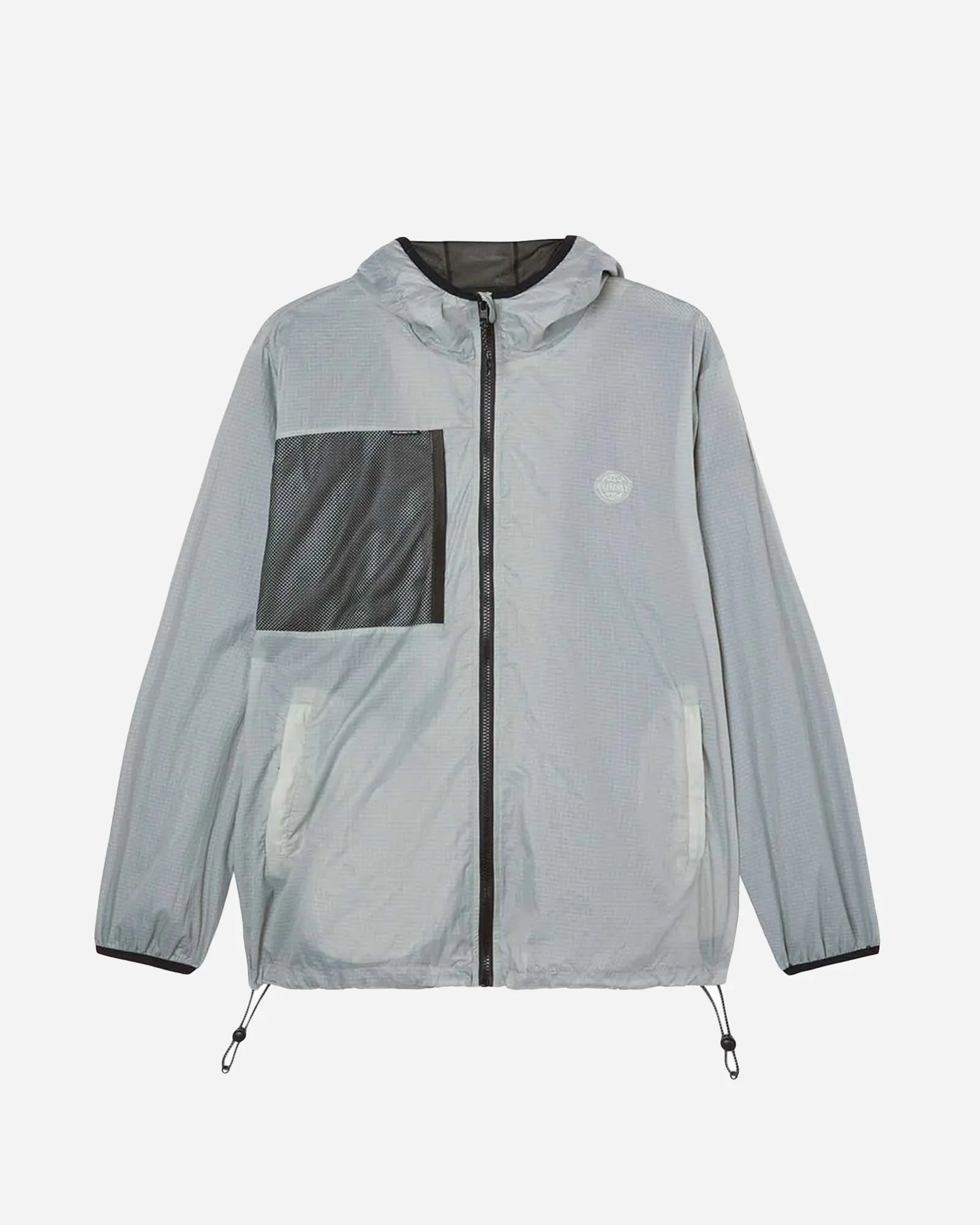 Funky Yeti Nylon Ripstop Windbreaker Grey