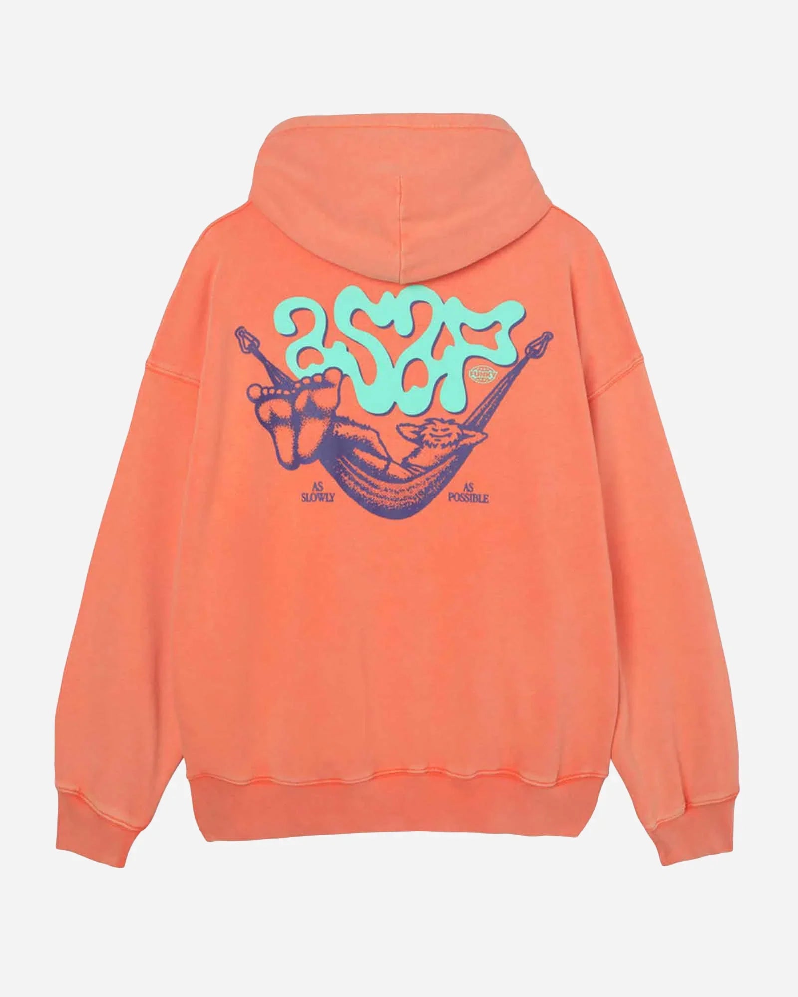 Funky Asap Hoodie Washed Coral