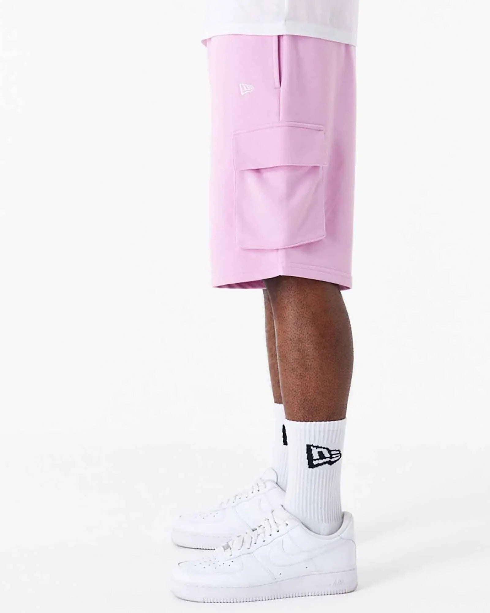 New Era Essential Cargo Shorts Pink