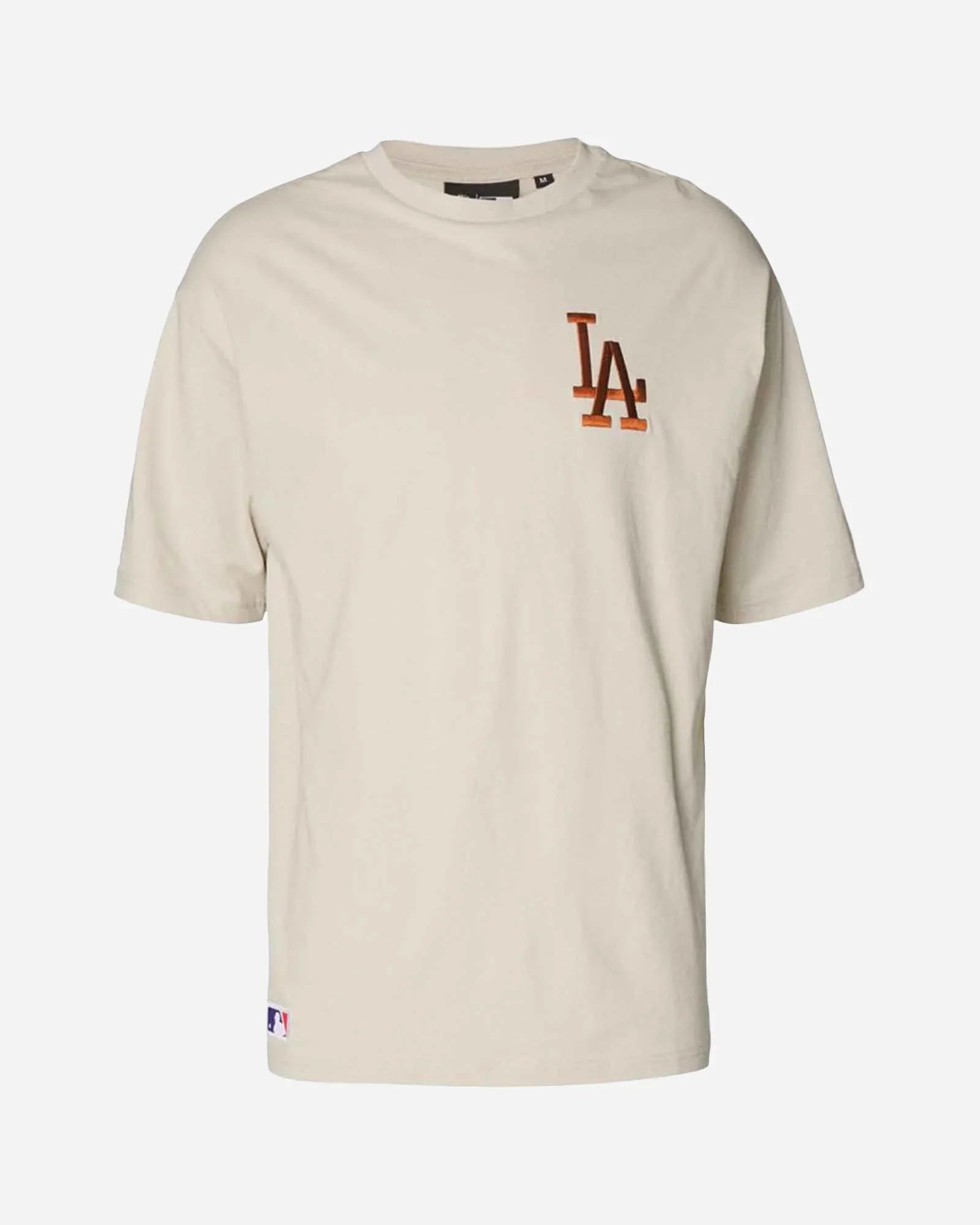 New Era La Dodgers League Essential T-shirt Oversize Panna