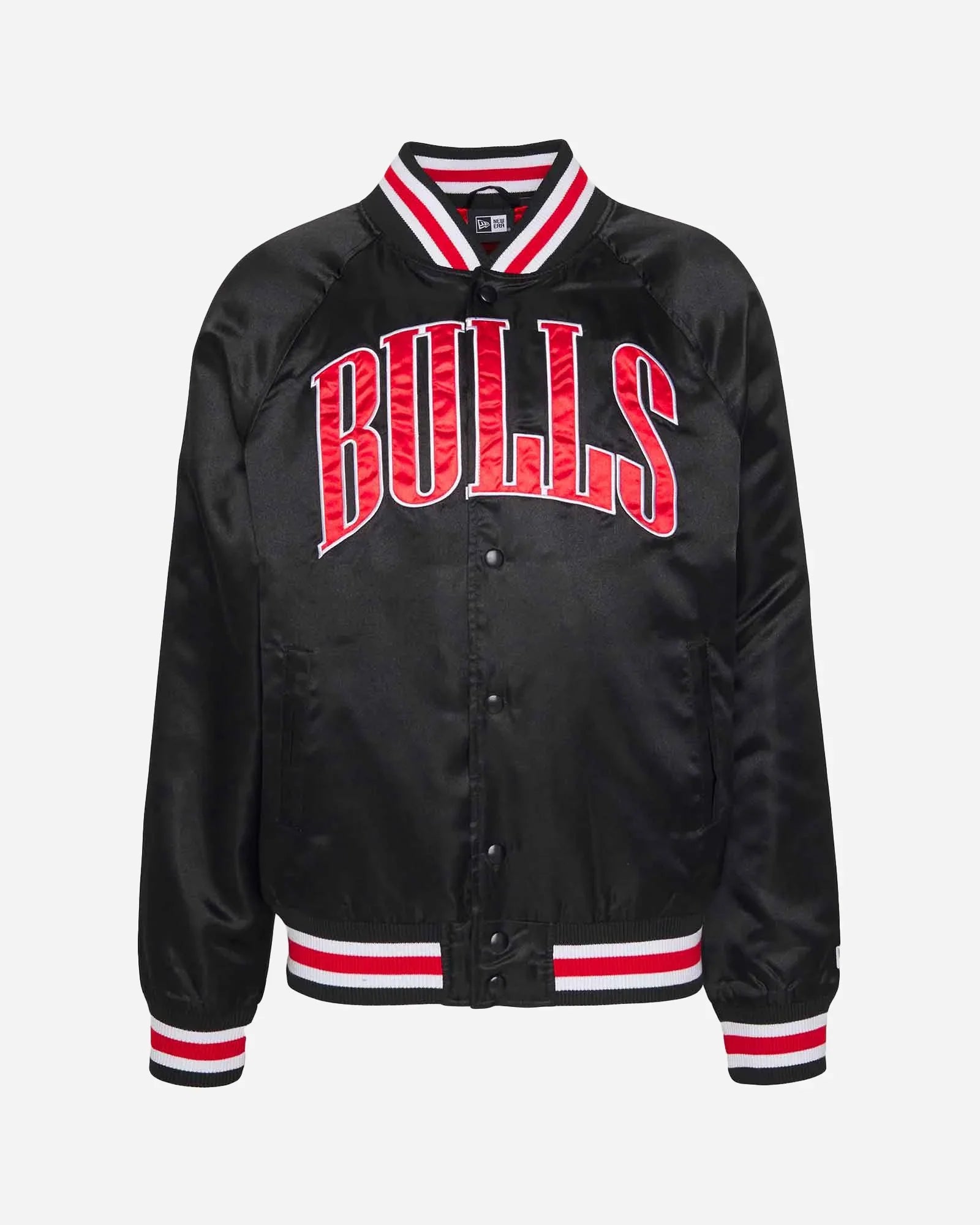 New Era Nba Chicago Bulls Giacca Bomber Satin Nera