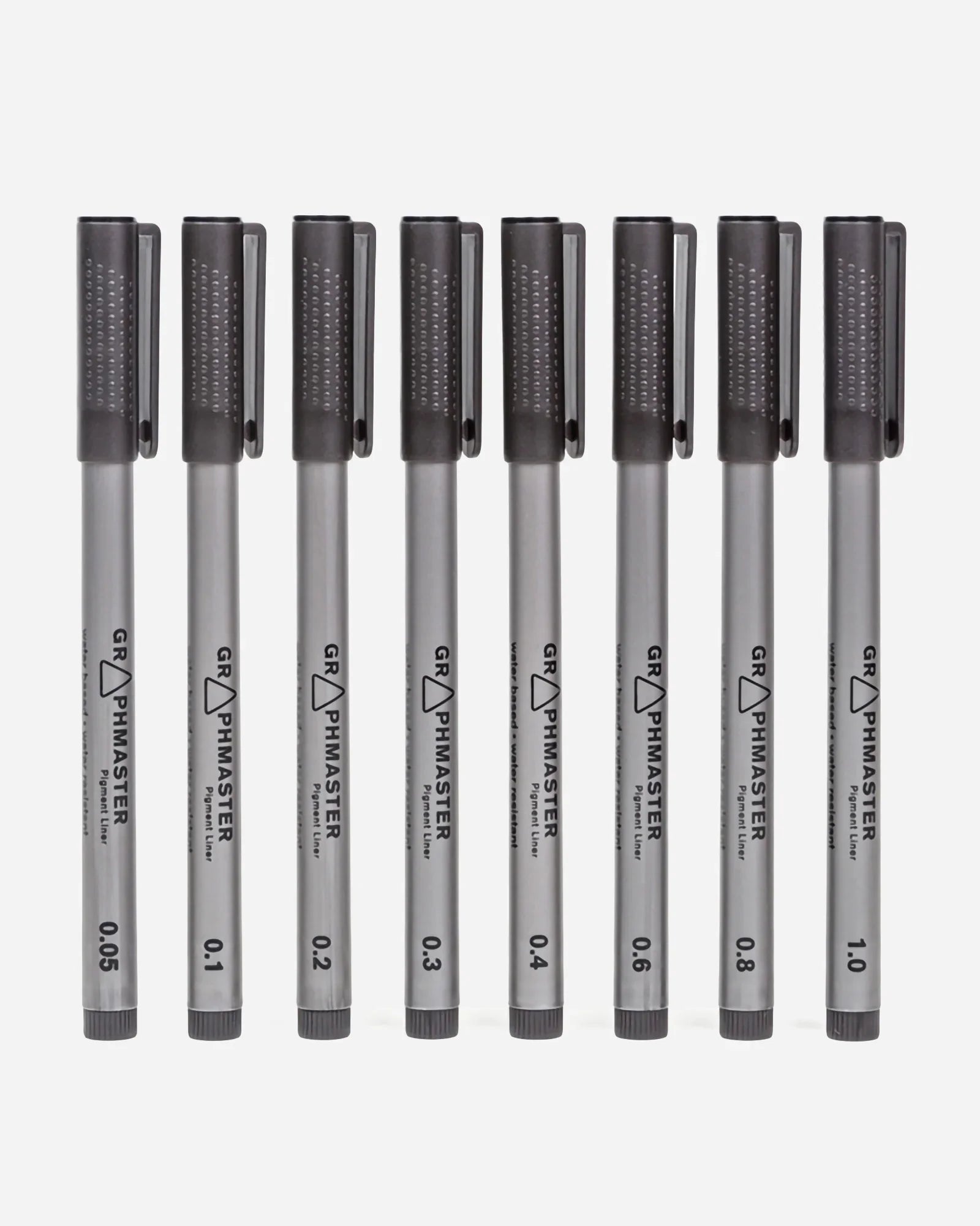 Graphmaster Black Pigment Liner 8pz Set