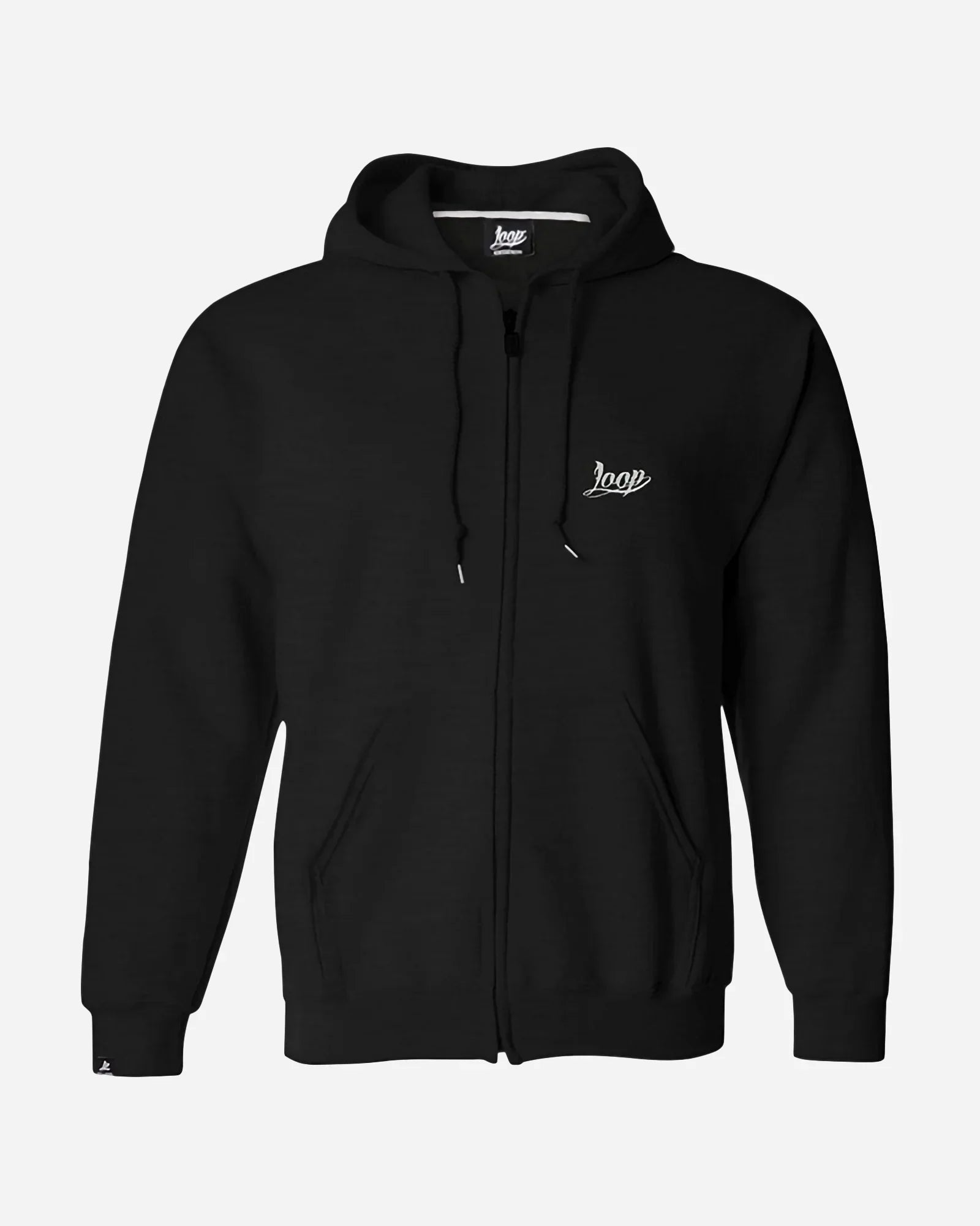 Loop X Wrung Pro Writer Zip Hoodie Black