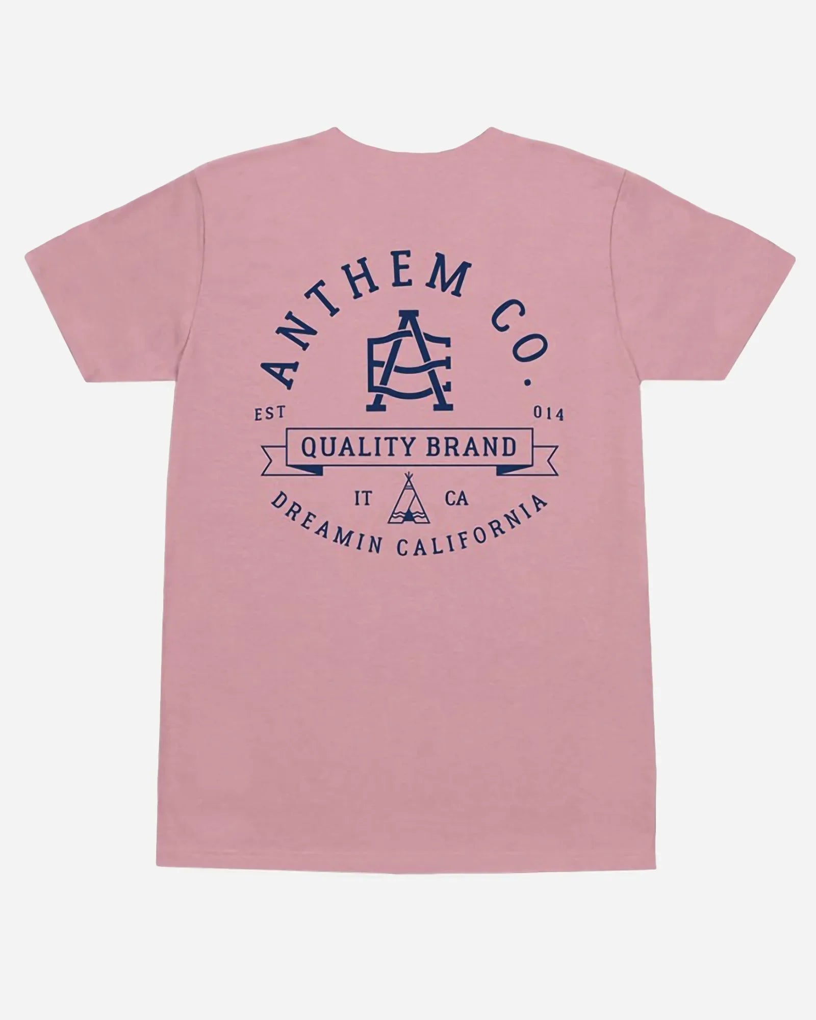 Anthem Note Tee Pink