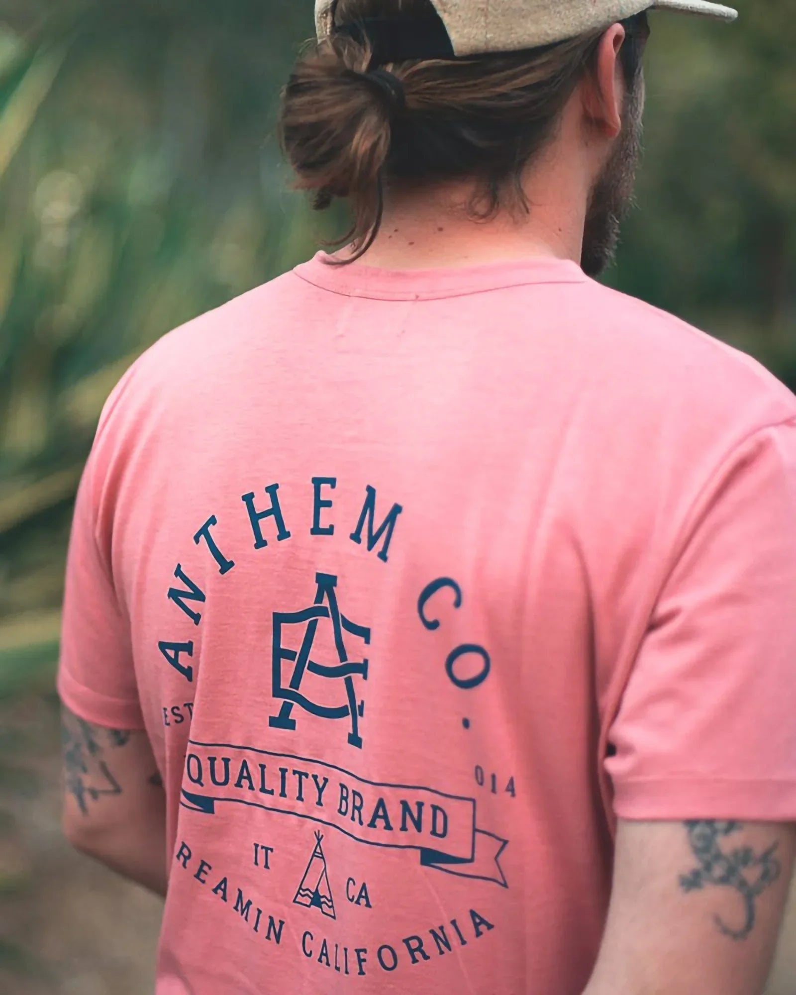 Anthem Note Tee Pink