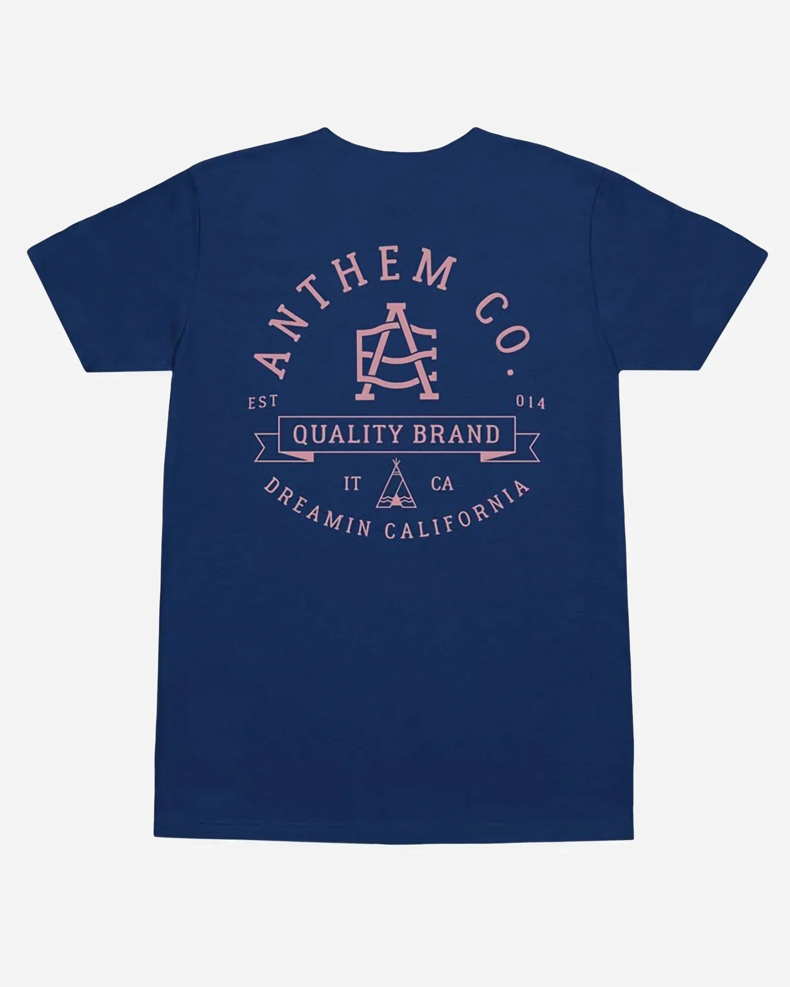 Anthem Note Tee Blue