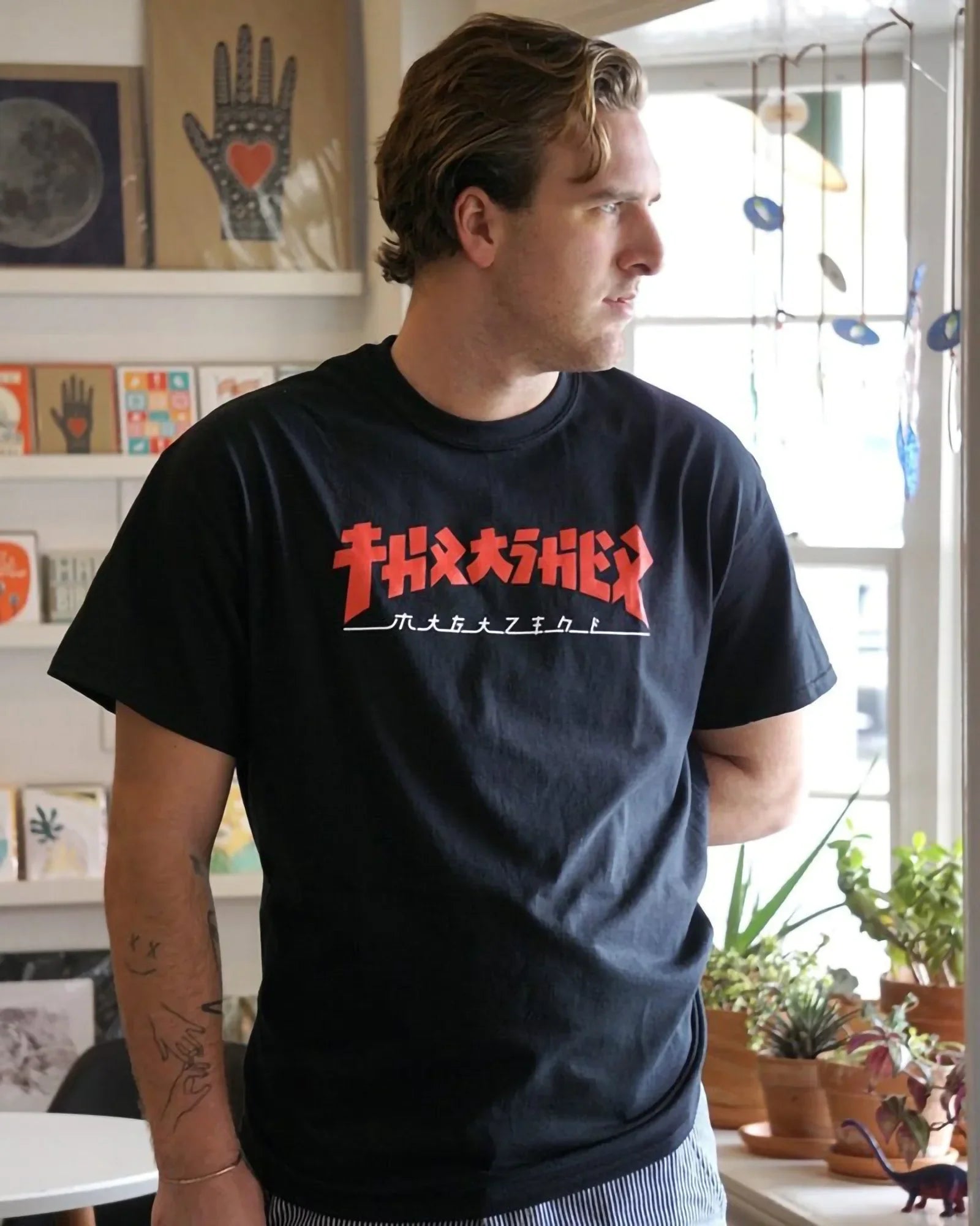 Thrasher Magazine Godzilla Black Tshirt