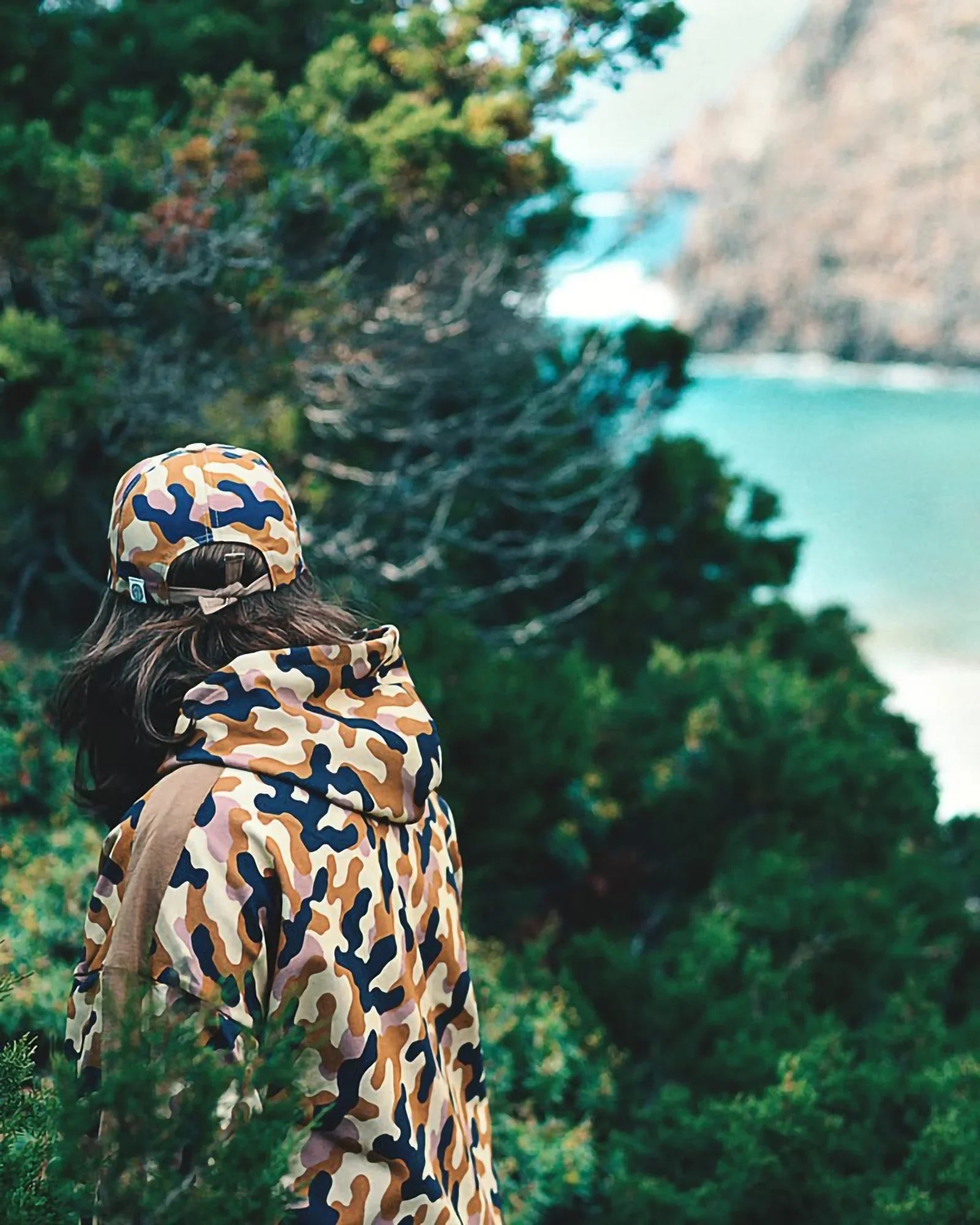 Anthem Land Camo Bandana Hat In Multicolor