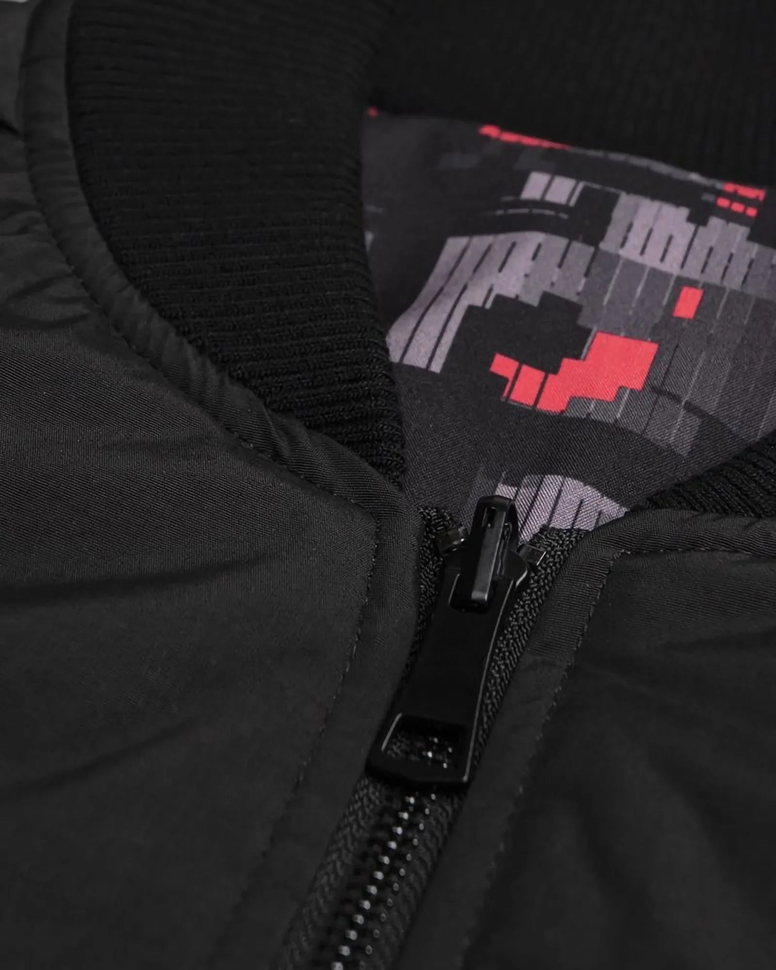 Dolly Noire Reversible Bomber Glitch Camo