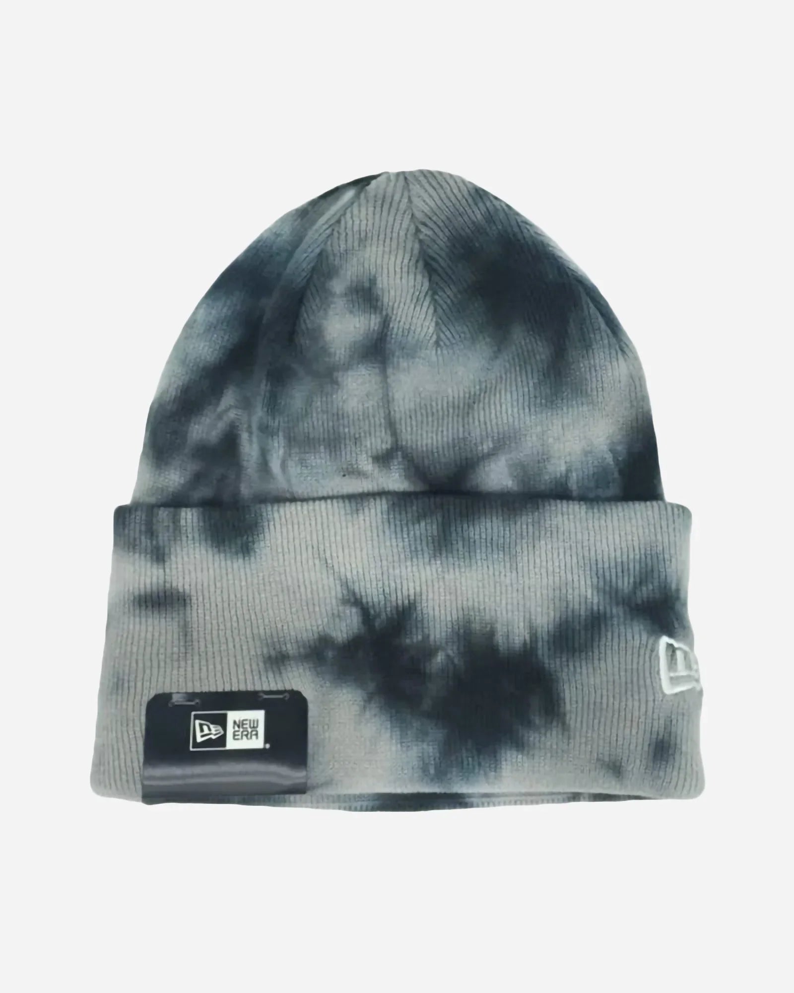 New Era Tie Dye Cuff Knit Grey Beanie