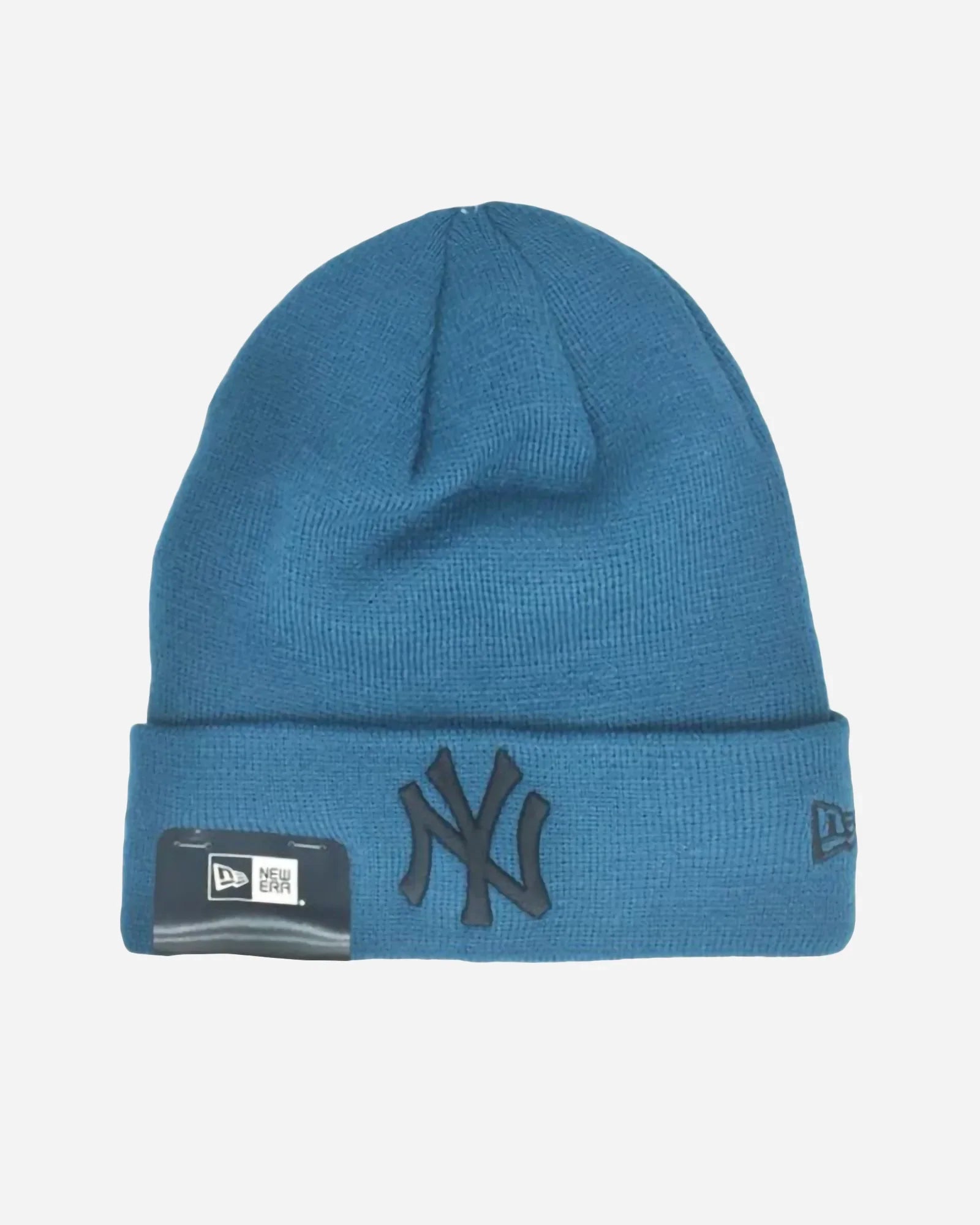 New Era League Essential Cuff Knit Ny Yankees Petrolio