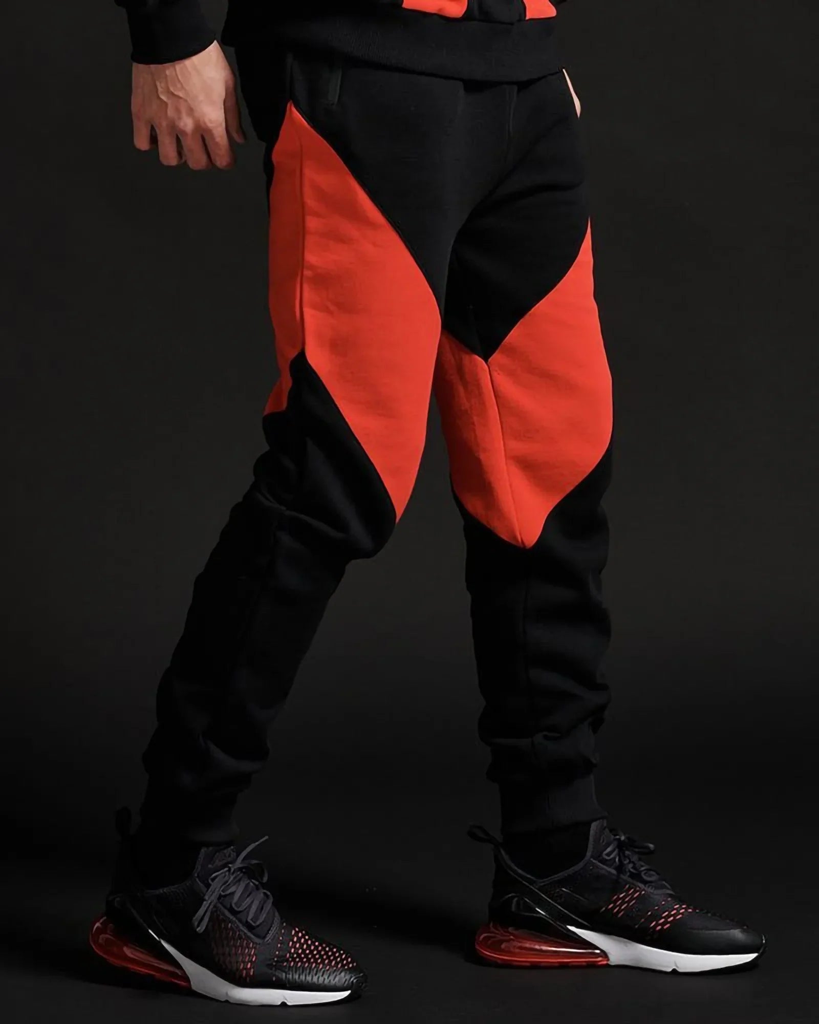 Dolly Noire Victorious Sweatpants Black & Red