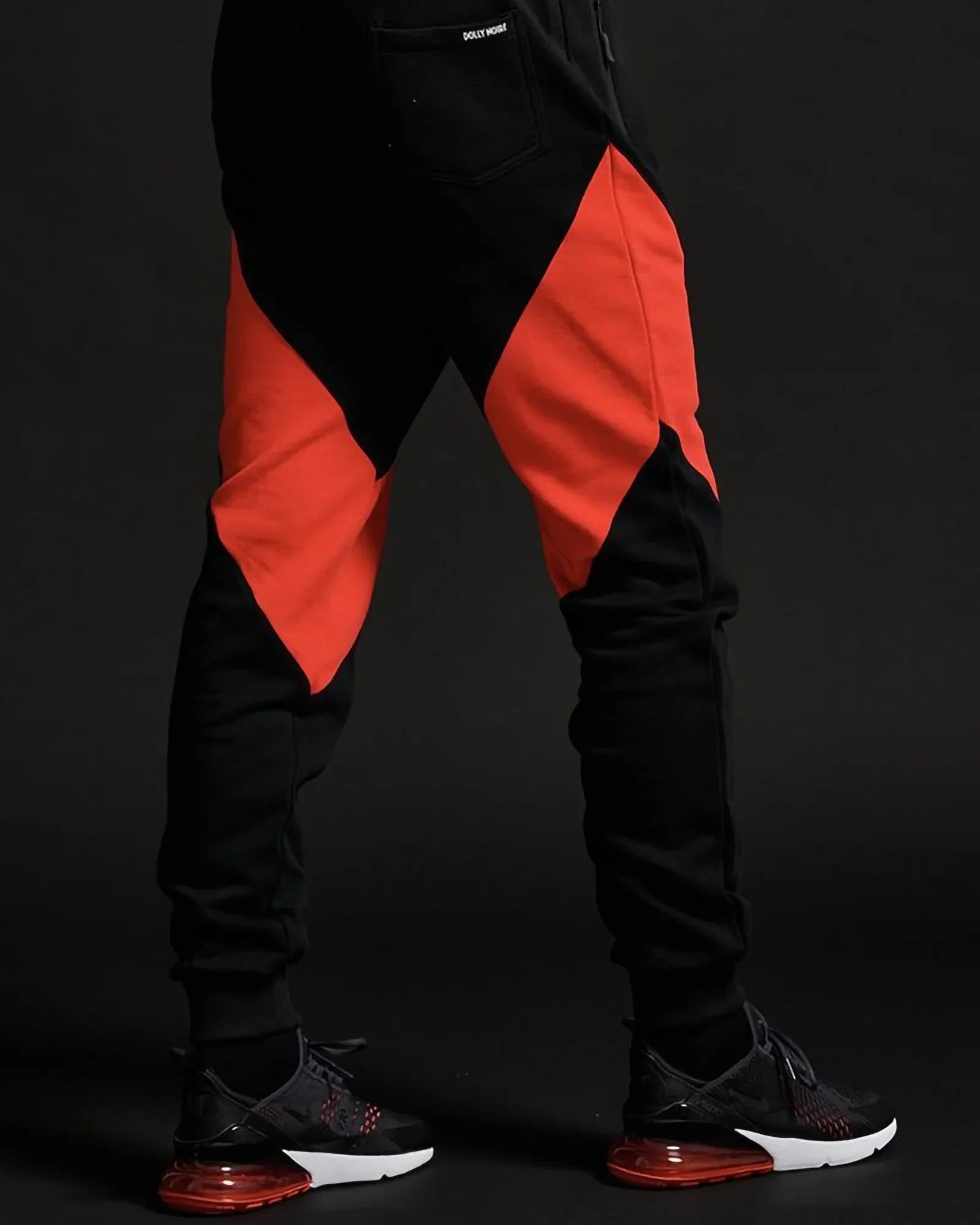 Dolly Noire Victorious Sweatpants Black & Red