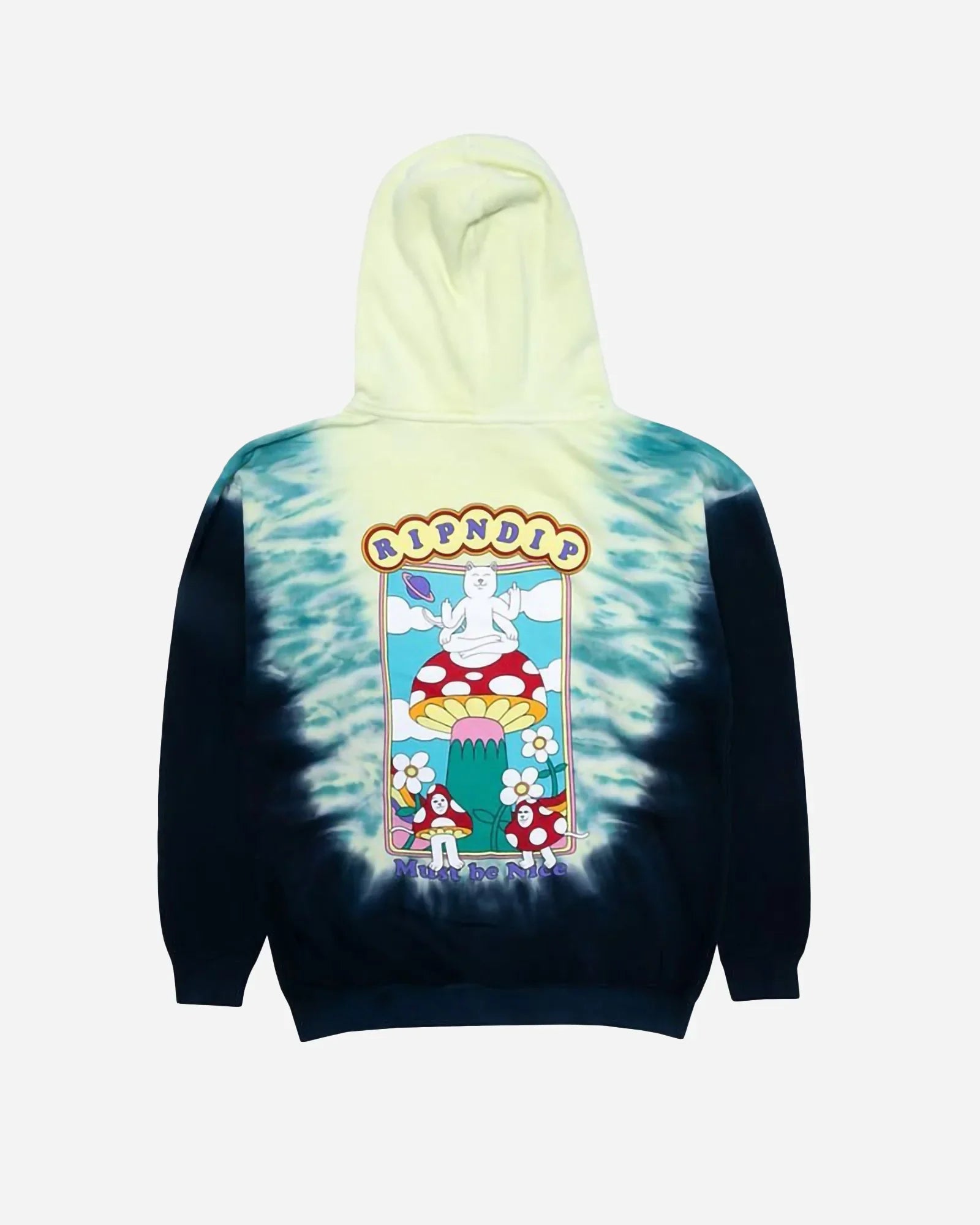 Ripndip Utopia Hoodie Navy & Teal U Dye