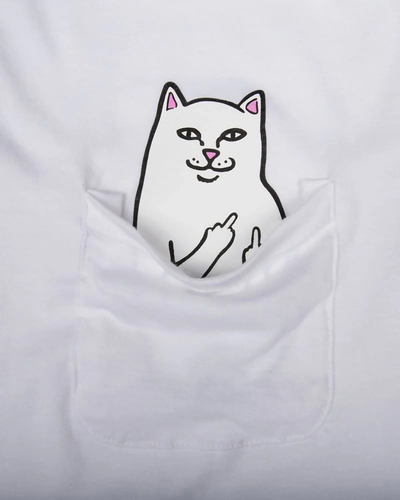 Ripndip Lord Nermal Pocket Tee White