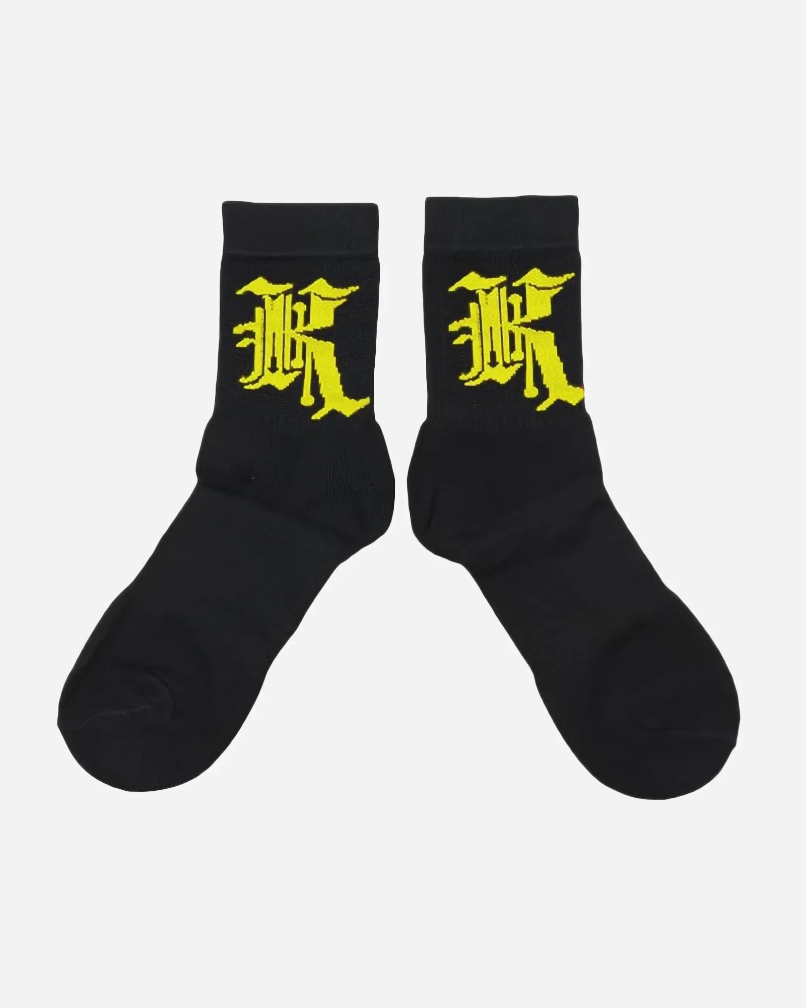 Kali King Calze Logo Black And Yellow