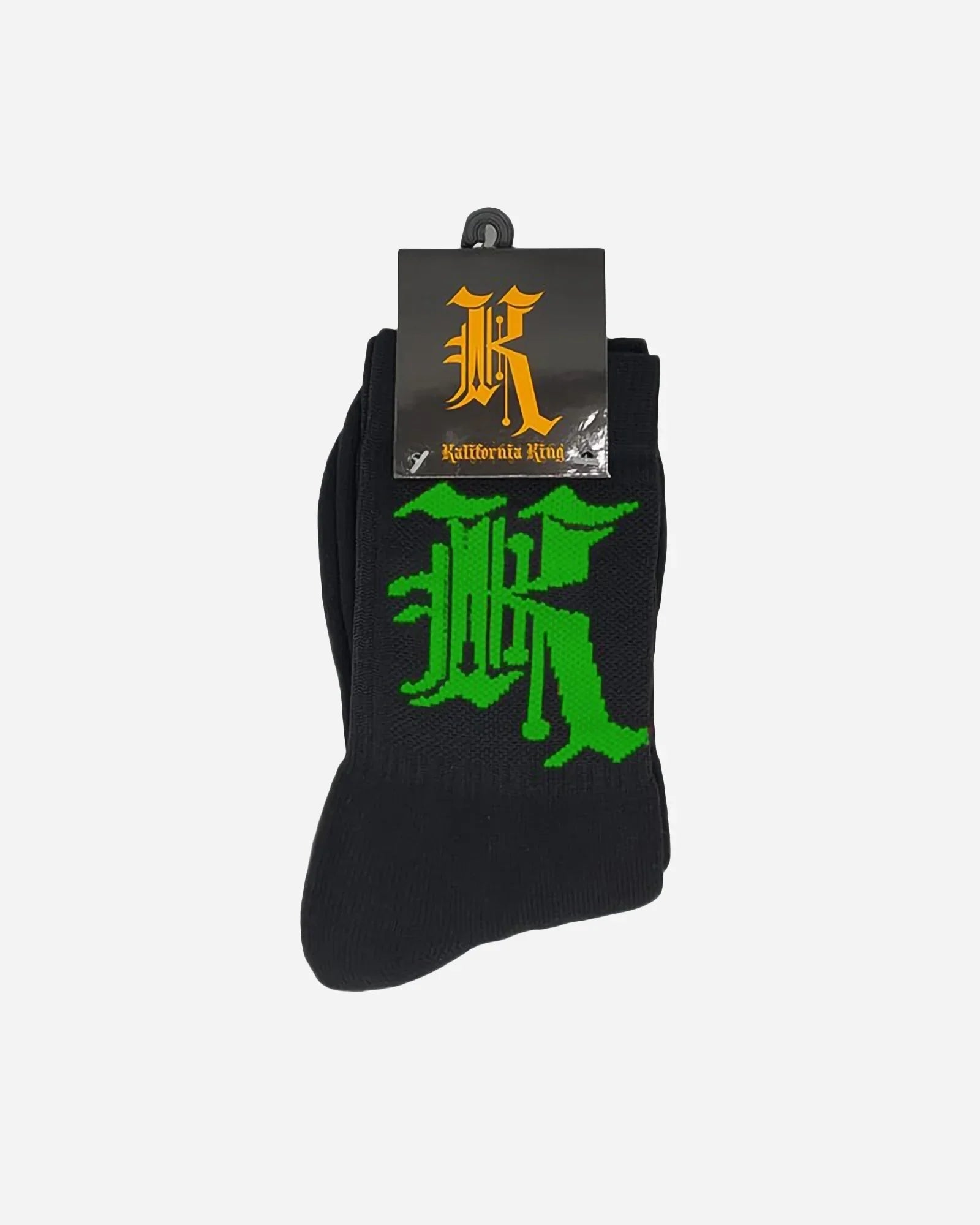 Kali King Calze Logo Black And Green