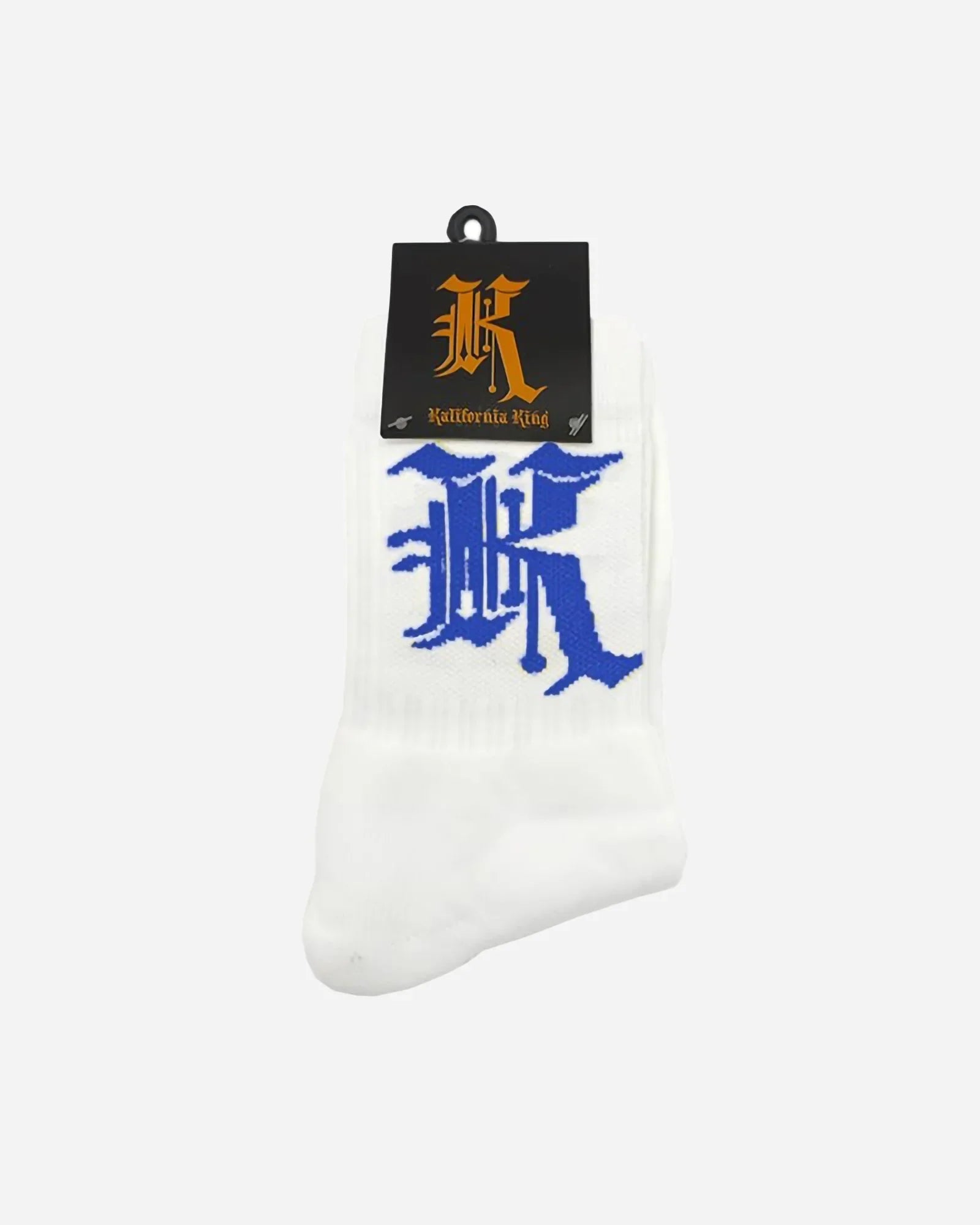 Kali King Calze Logo White And Blue