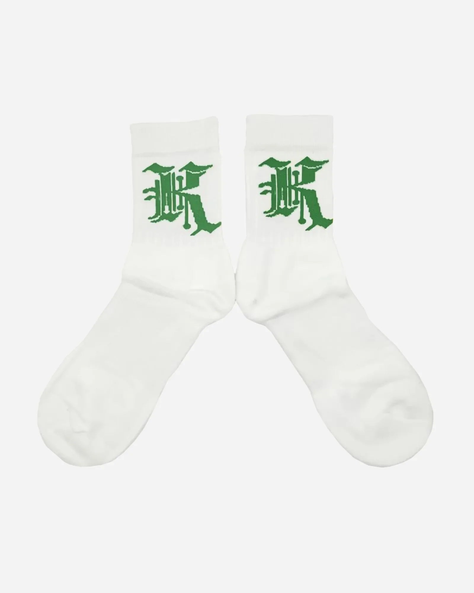 Kali King Calze Logo White And Green