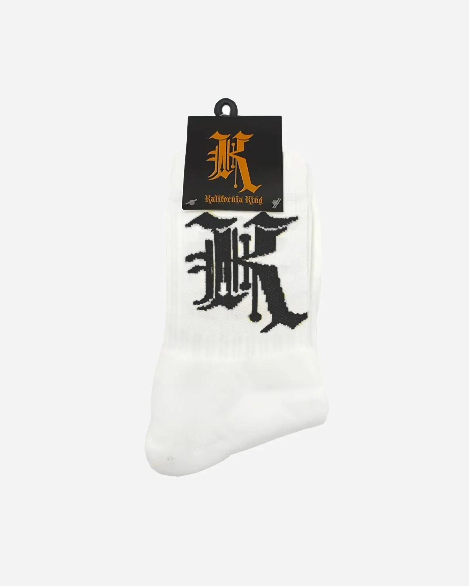 Kali King Calze Logo White And Black