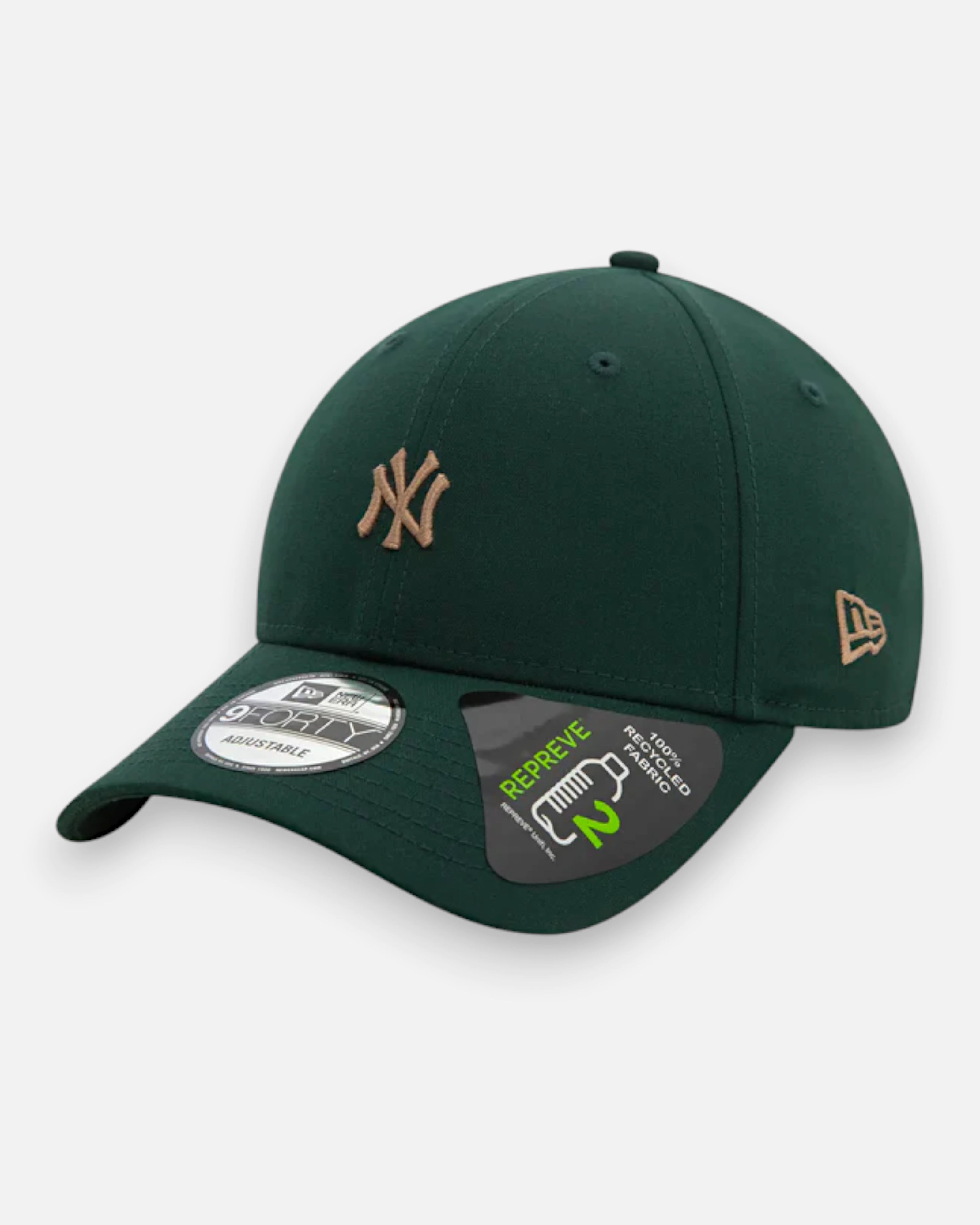 9FORTY NY Yankees Mini Logo Repreve Dark Green / Copper