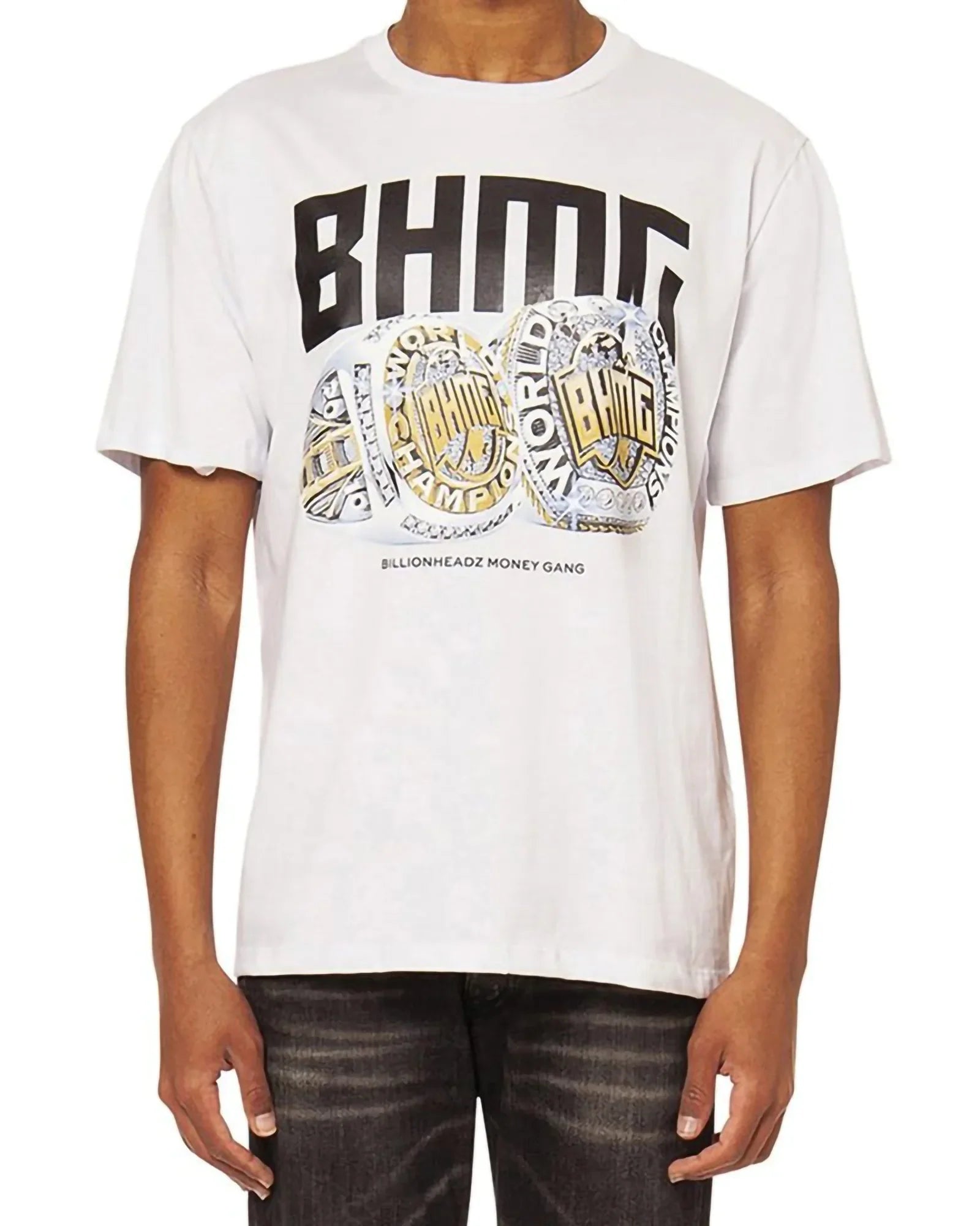 Bhmg - Ringz T-shirt White