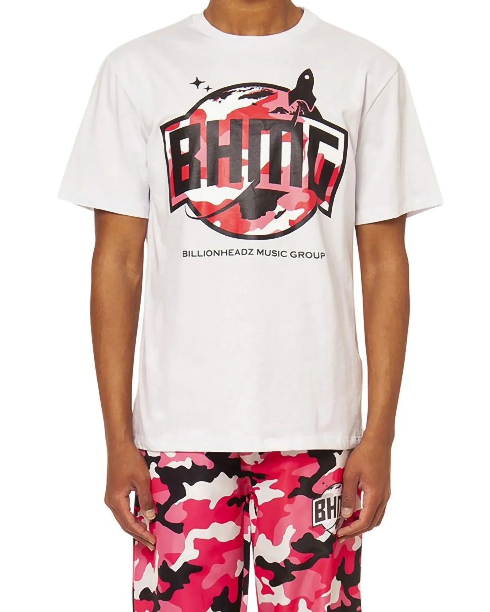 Bhmg - Camo T-shirt White