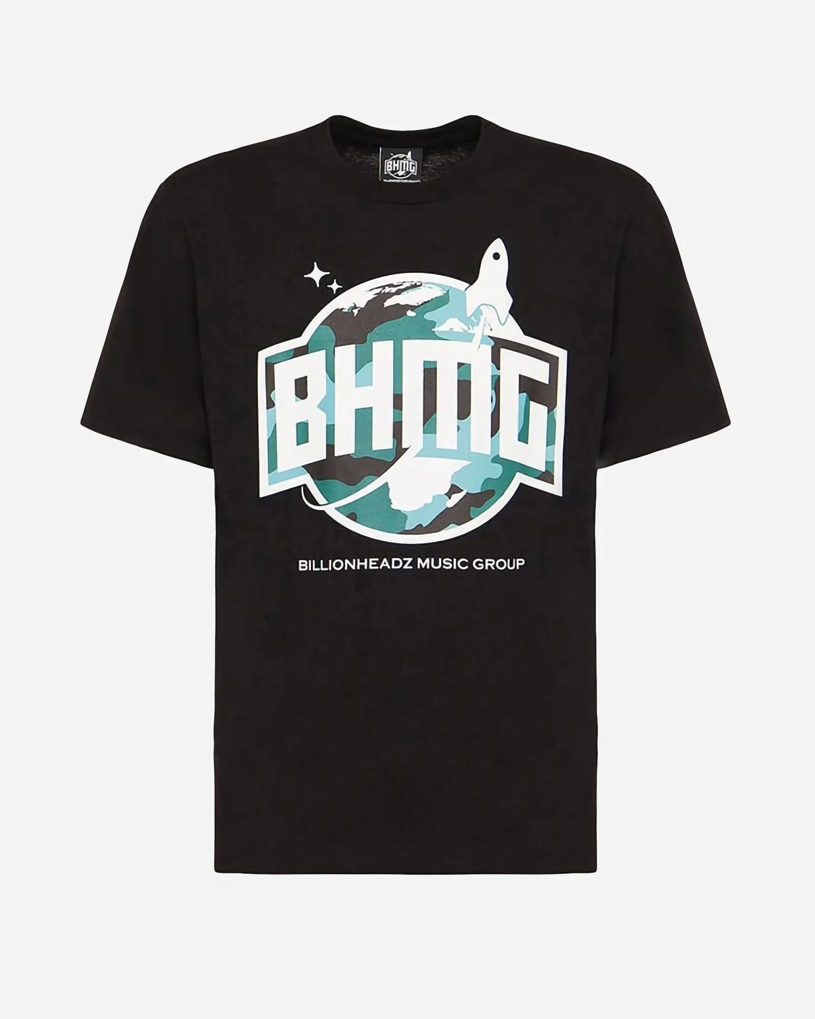 Bhmg - Camo T-shirt Green And White