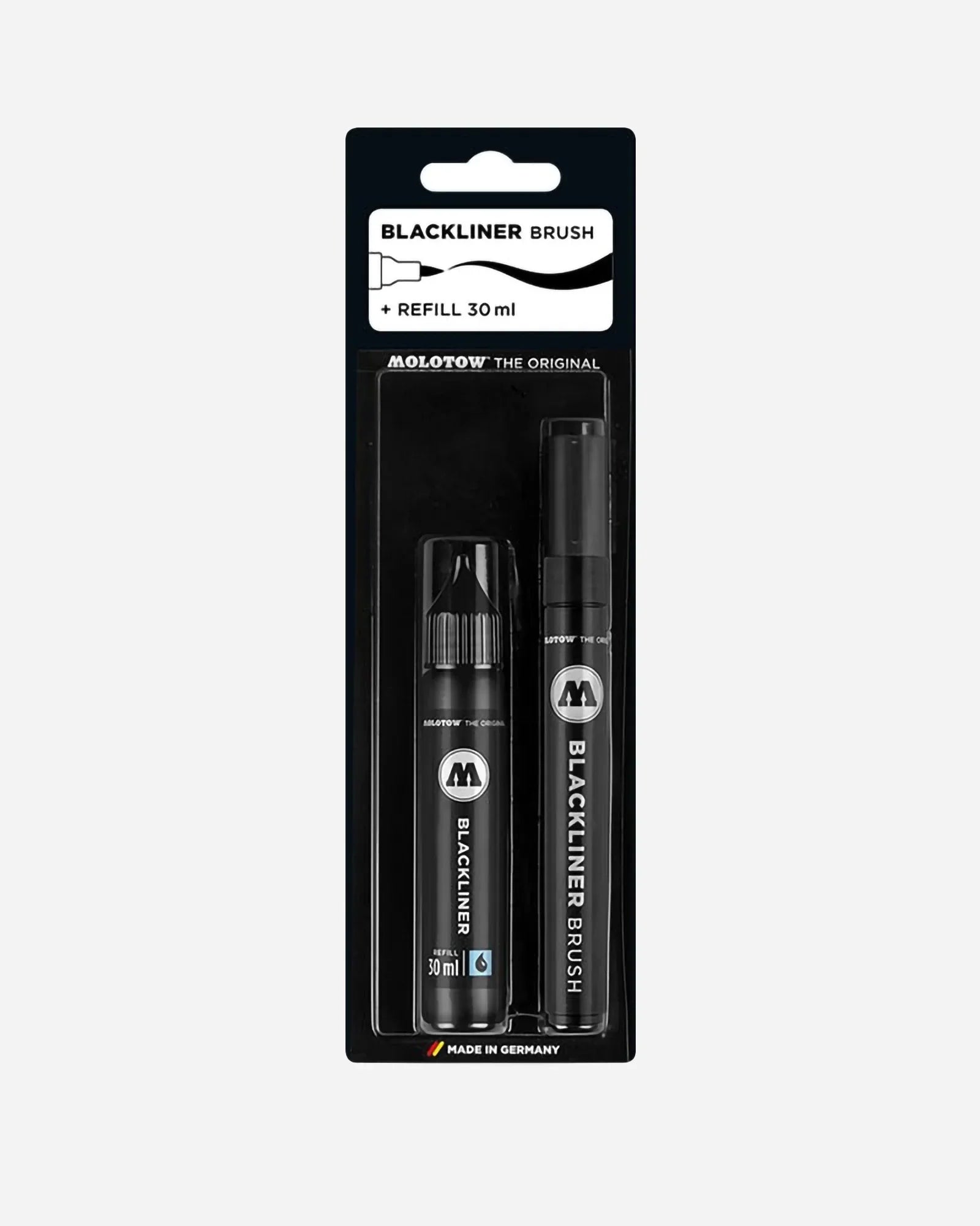 Molotow - Blackliner Brush & Refill Marker Set Blister