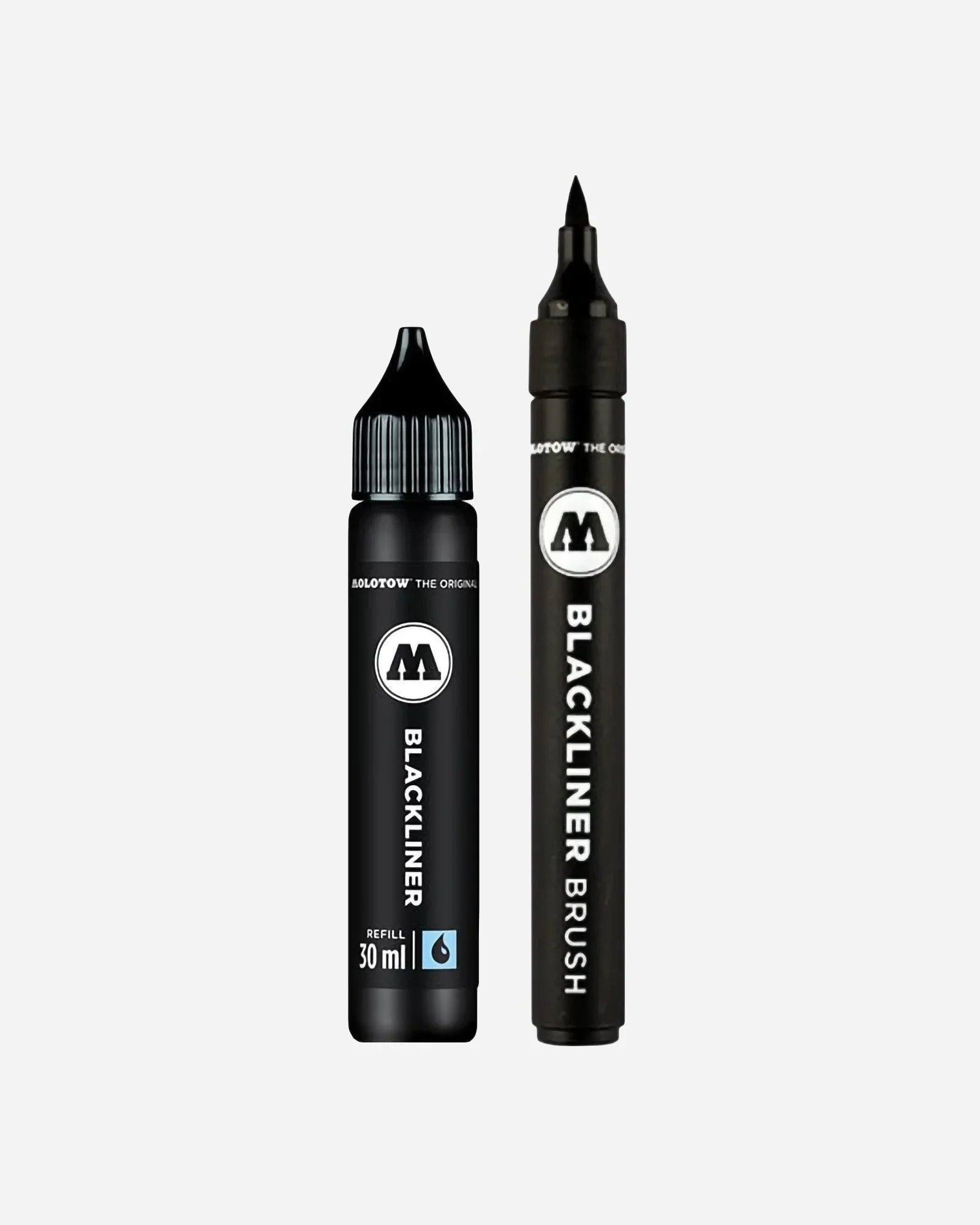 Molotow - Blackliner Brush & Refill Marker Set Blister