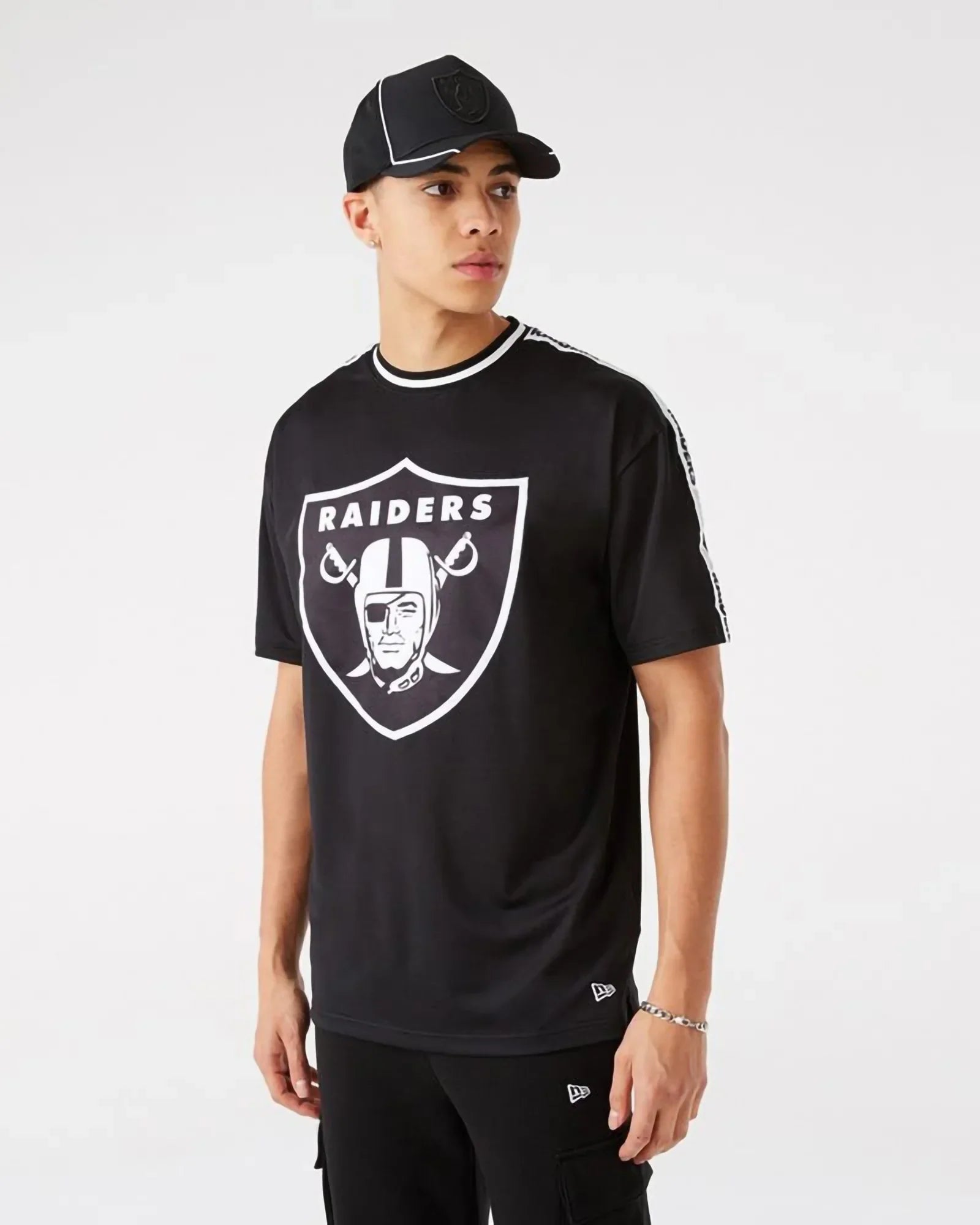 New Era Nfl Las Vegas Raiders Oversized Taping T-shirt