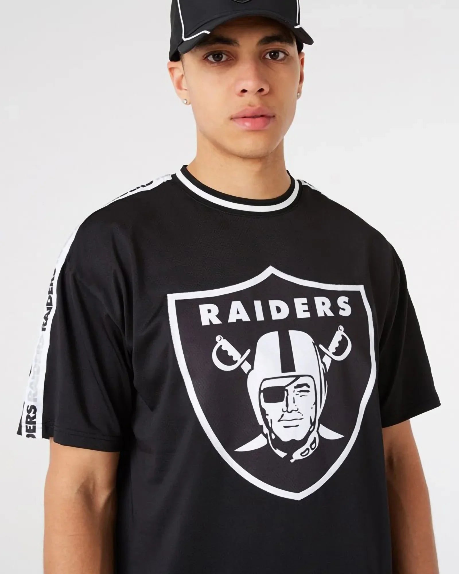 New Era Nfl Las Vegas Raiders Oversized Taping T-shirt