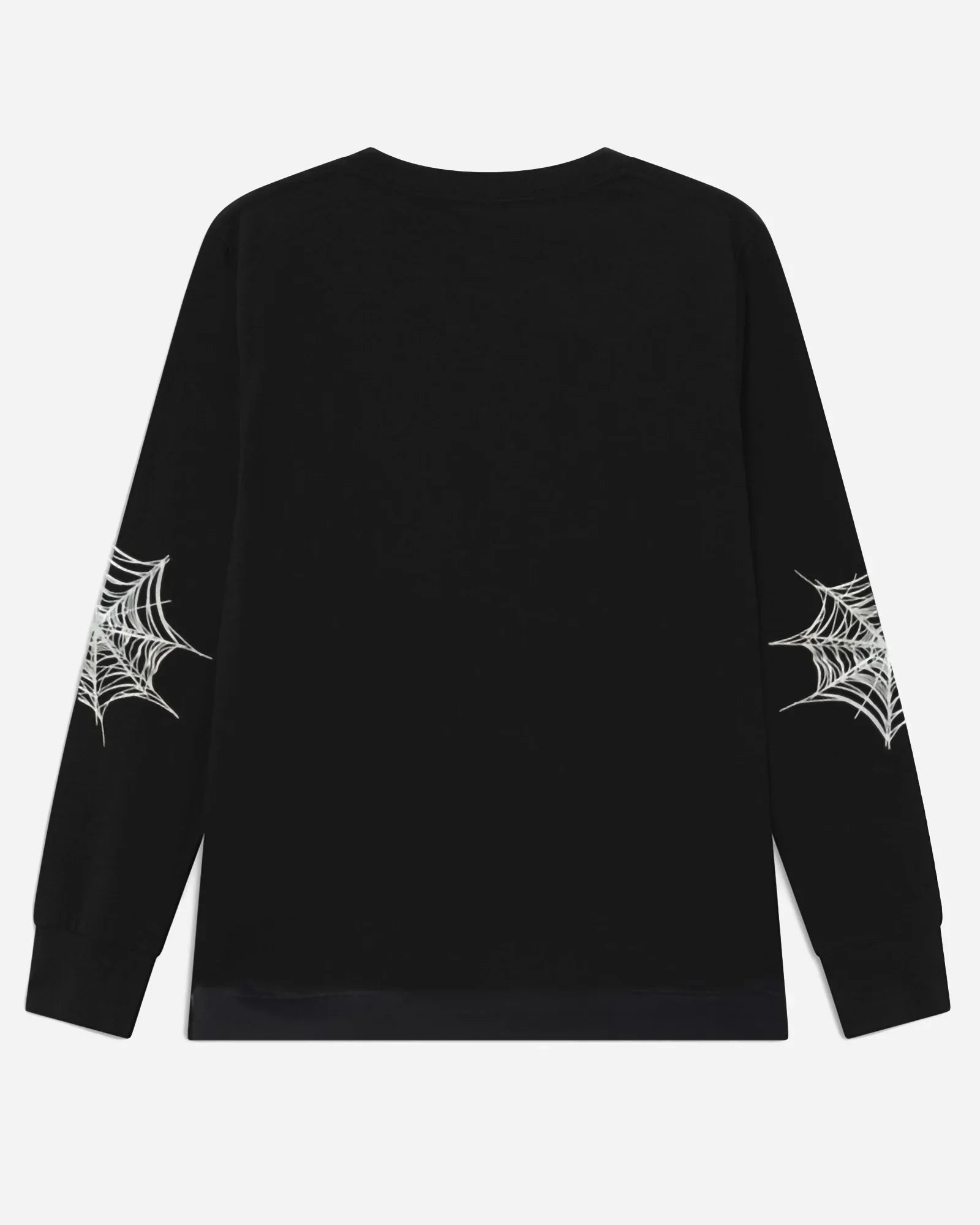 Phobia Cobweb Print Black Crewneck