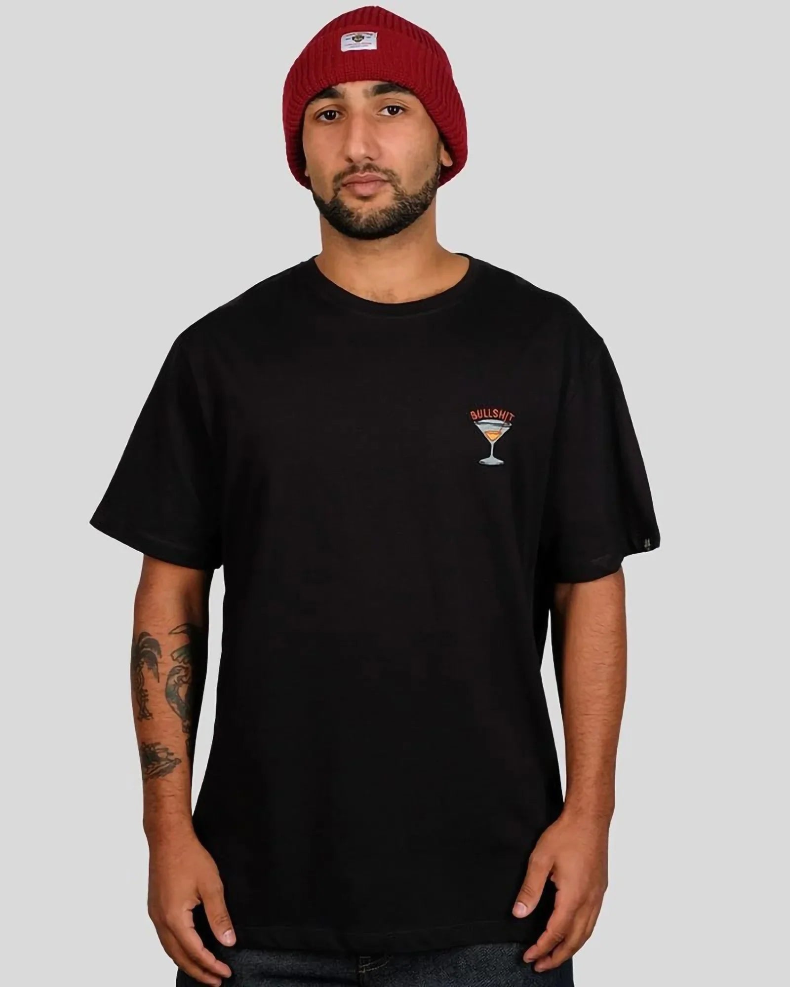 The Dudes Bullshit Black Tee