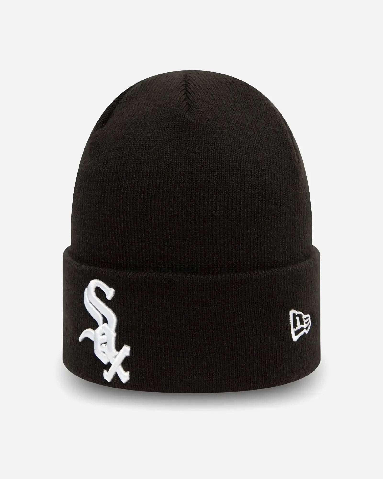 New Era League Essentials Chicago White Sox Cuff Knit Beanie Black