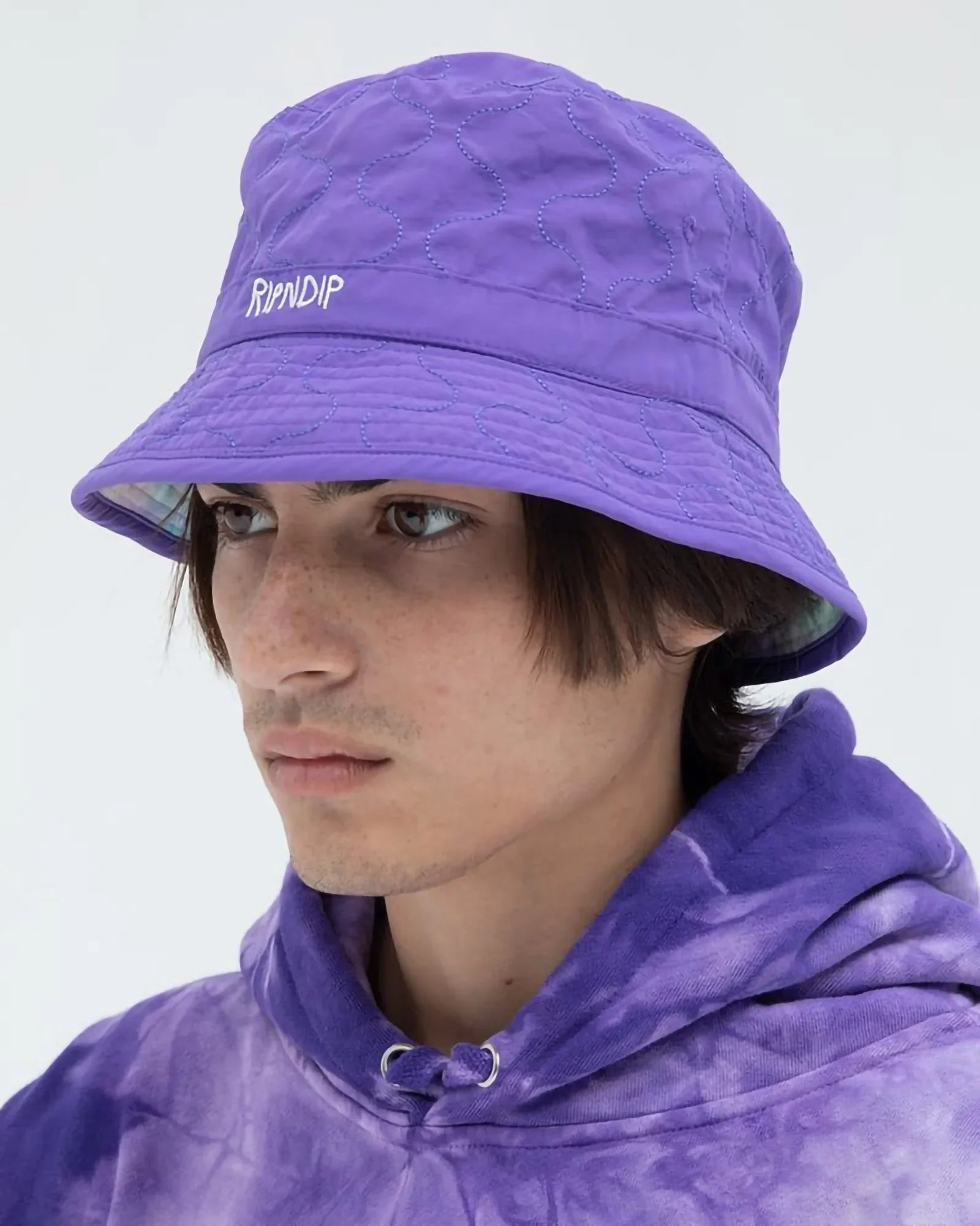 Ripndip Castanza Reversible Bucket Hat Purple