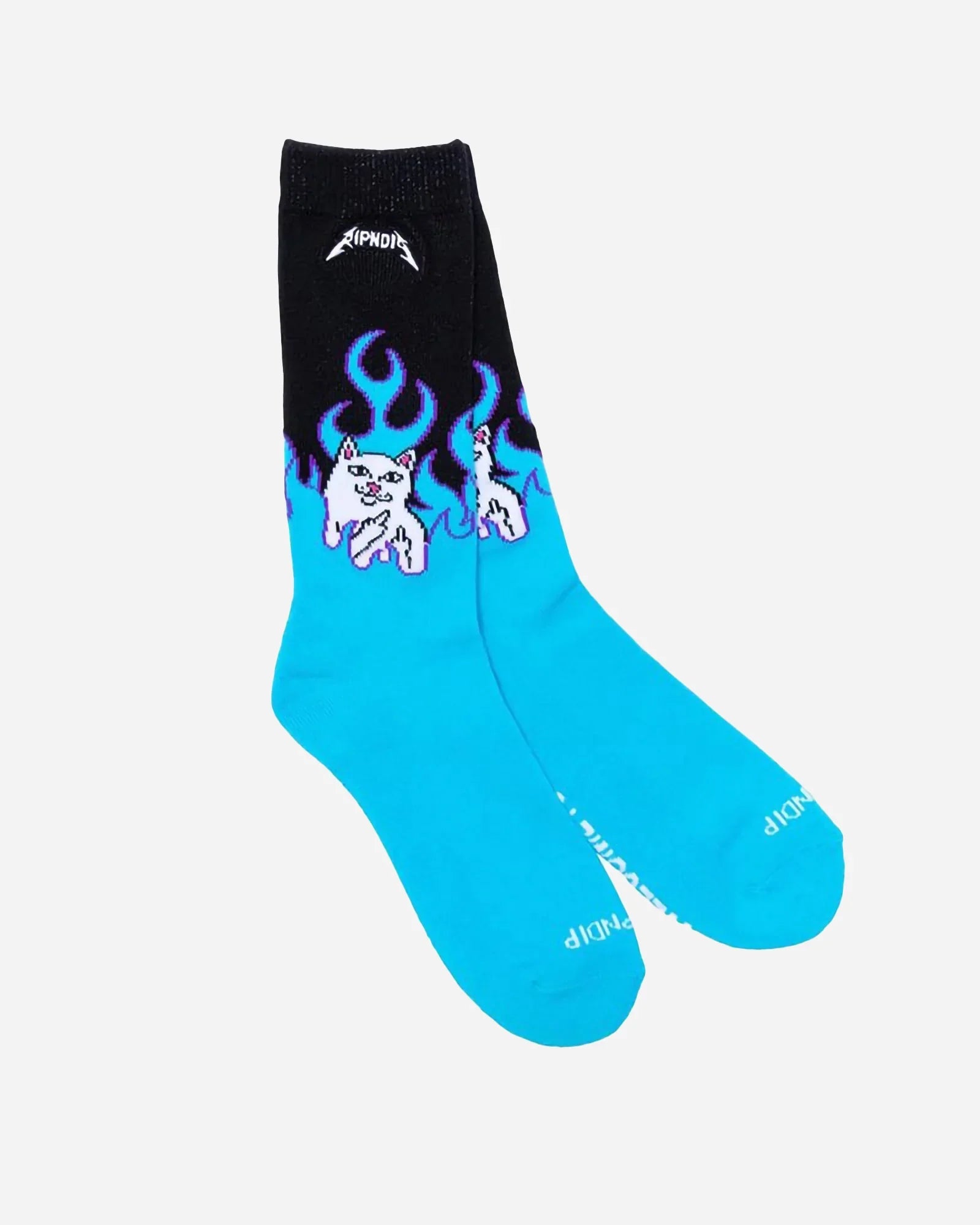 Ripndip Welcome To Heck Socks Electric Blue