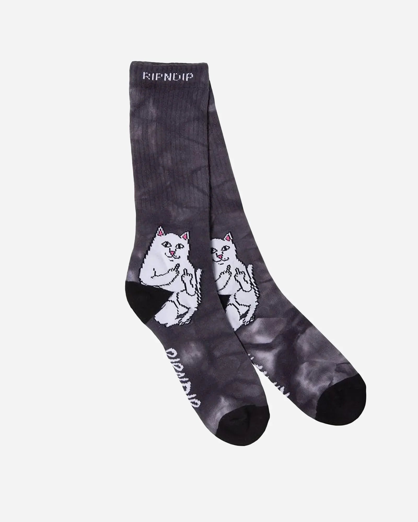 Ripndip Lord Nermal Socks Black Tie Dye