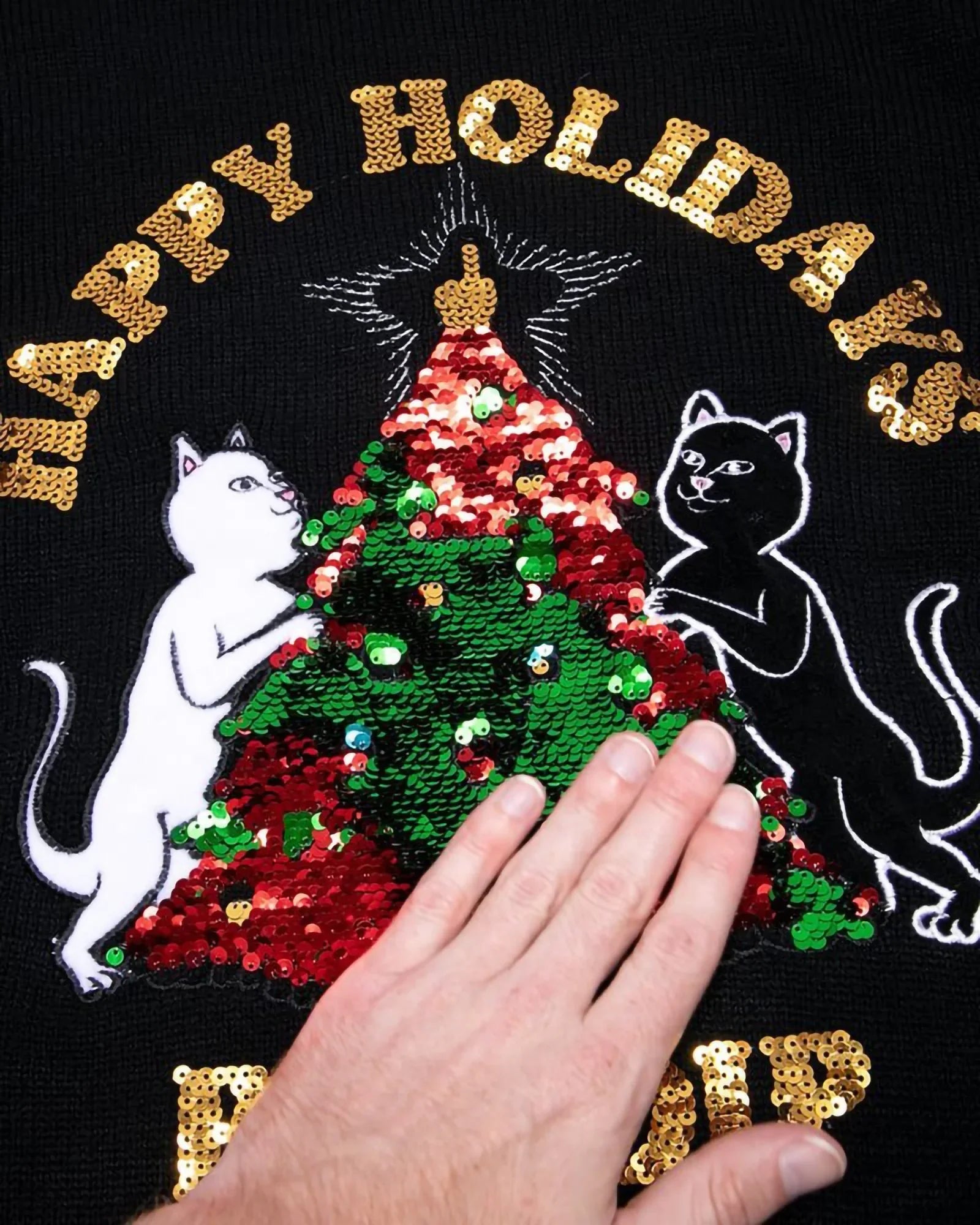 Ripndip Litmas Tree Knitted Sweater