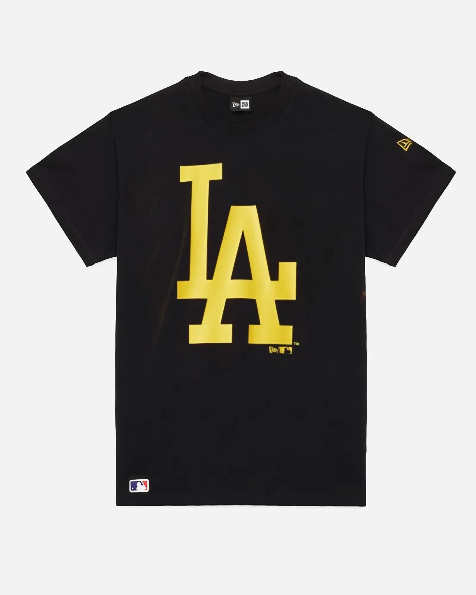 New Era Mlb La Dodgers Team Logo Black T-shirt