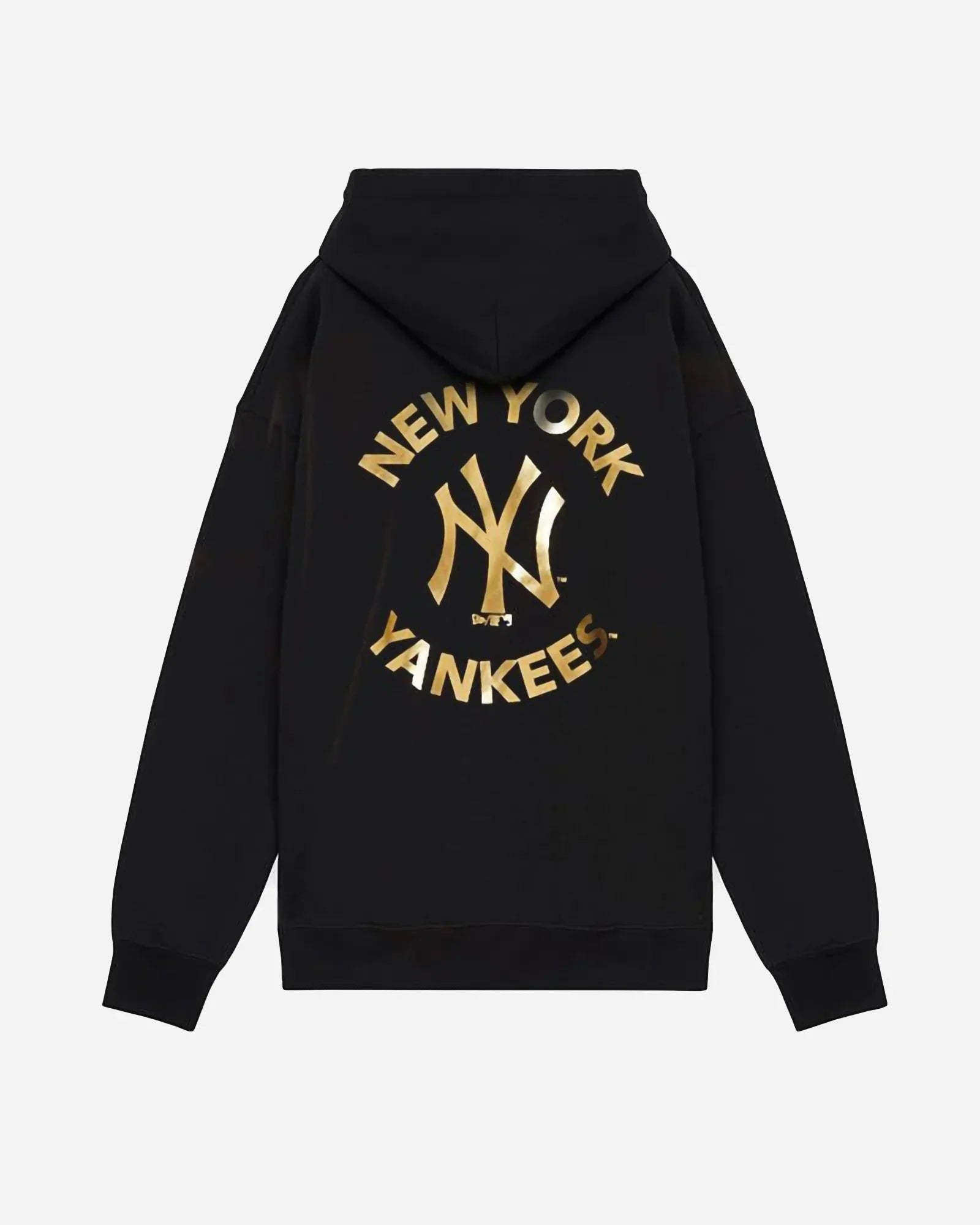 New Era Mlb Ny Yankees Metallic Logo Hoodie