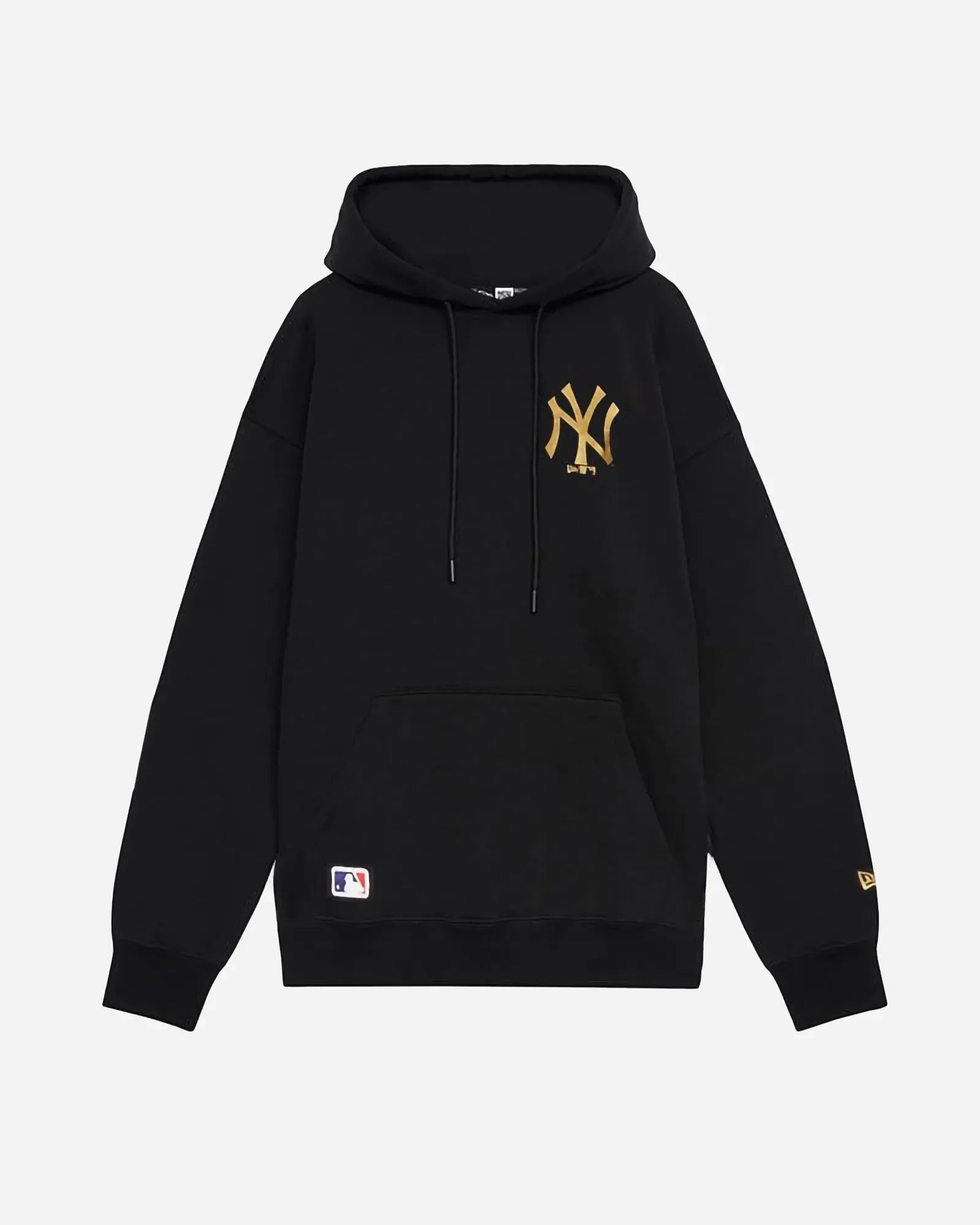 New Era Mlb Ny Yankees Metallic Logo Hoodie